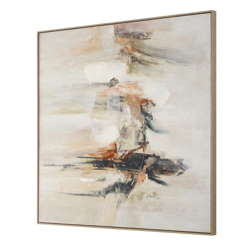 Outburst Hand Painted Modern Art - Framed Prints