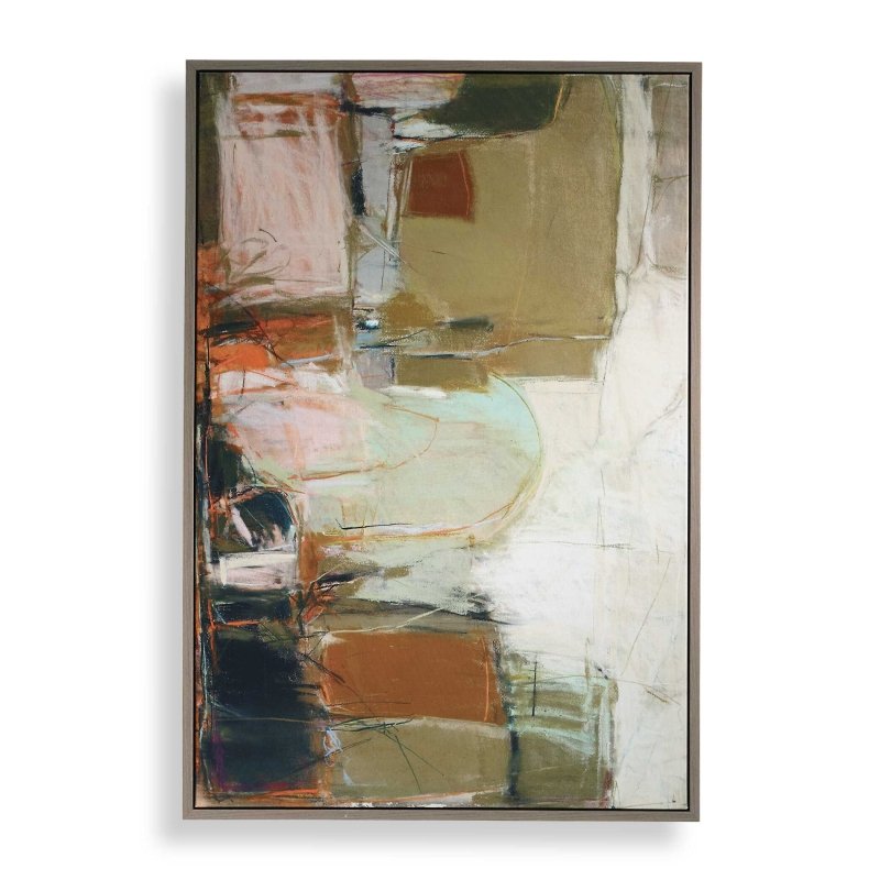Palace Walls Framed Abstract Art - Framed Prints
