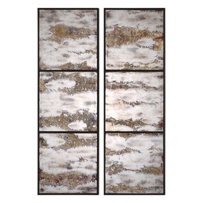 Rahila Mirrored Wall Panels, S/2 - Uttermost - Wall Decor by Modest Hut