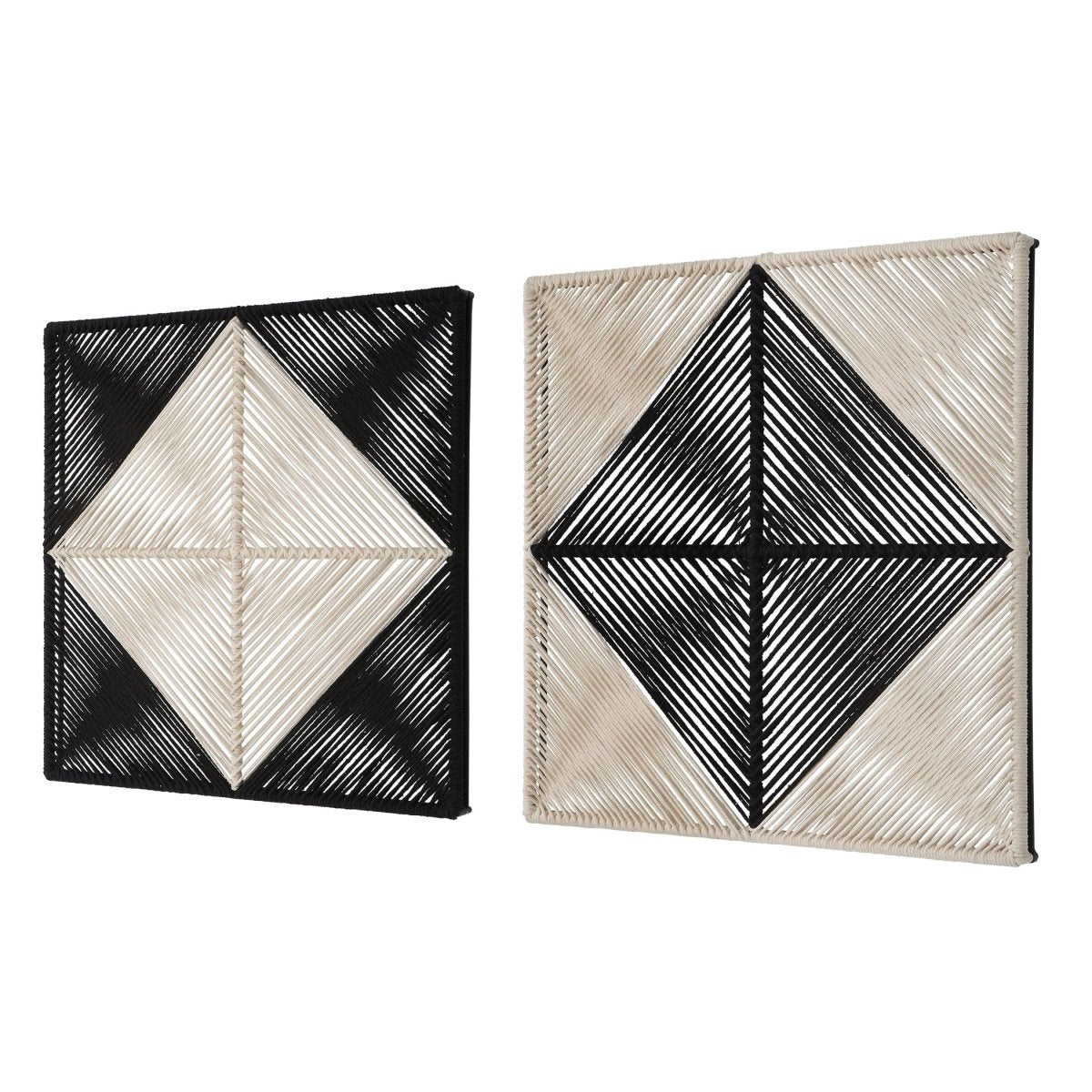 Seeing Double Rope Wall Squares, S/2 - Uttermost - Wall Decor by Modest Hut