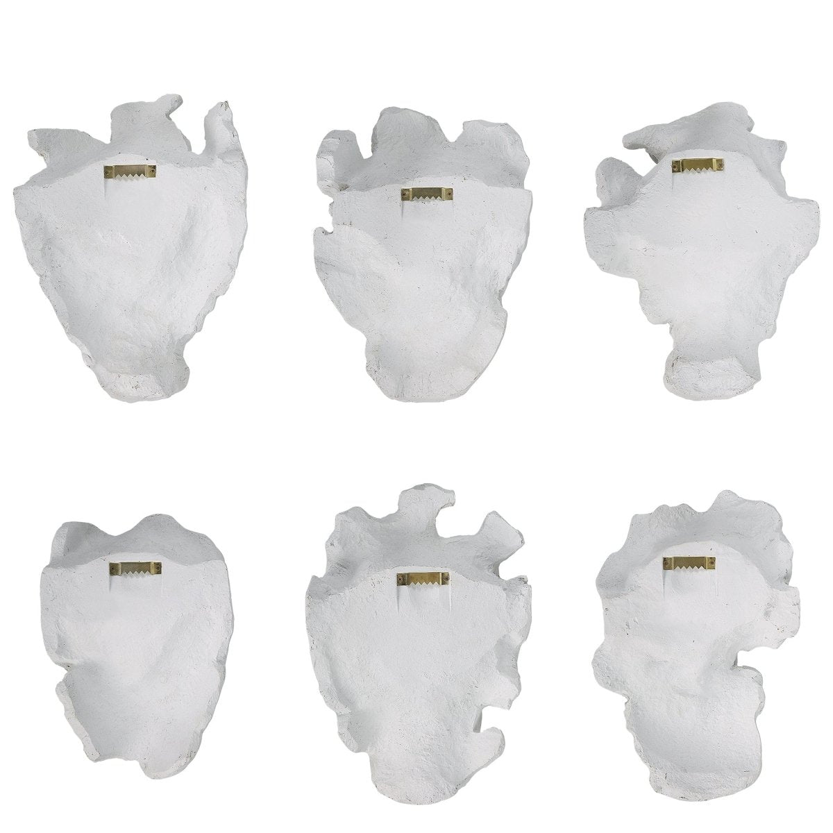 Self - Portrait White Mask Wall Decor, Set/6 - Uttermost - Wall Decor by Modest Hut