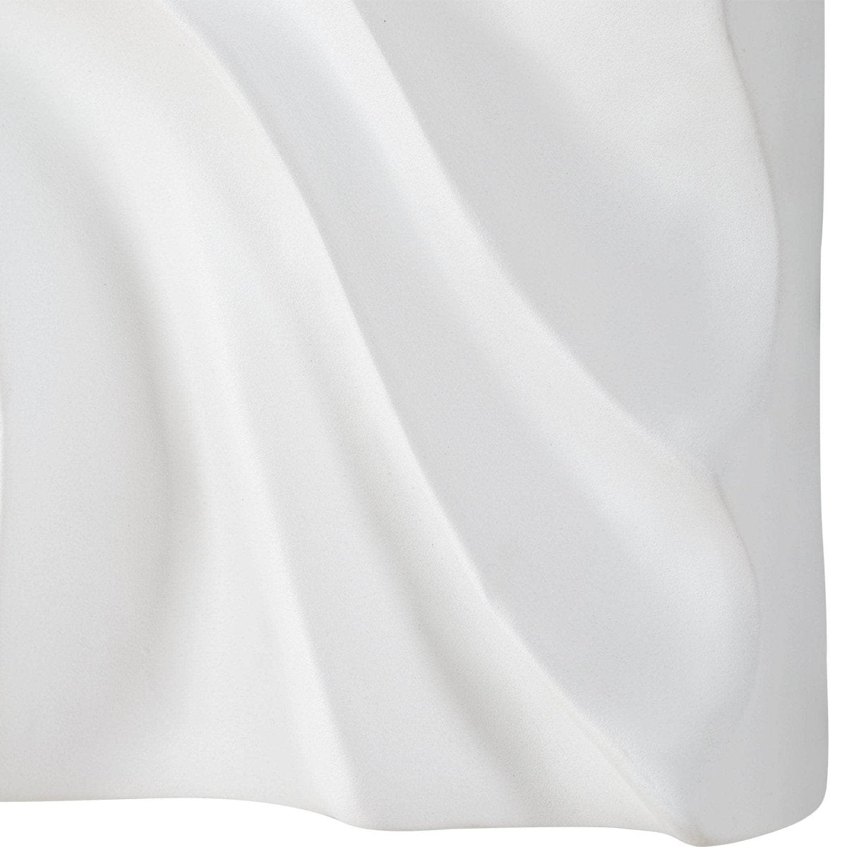 Snowdrift Scultped White Wall Decor, S/4 - Uttermost - Wall Decor by Modest Hut