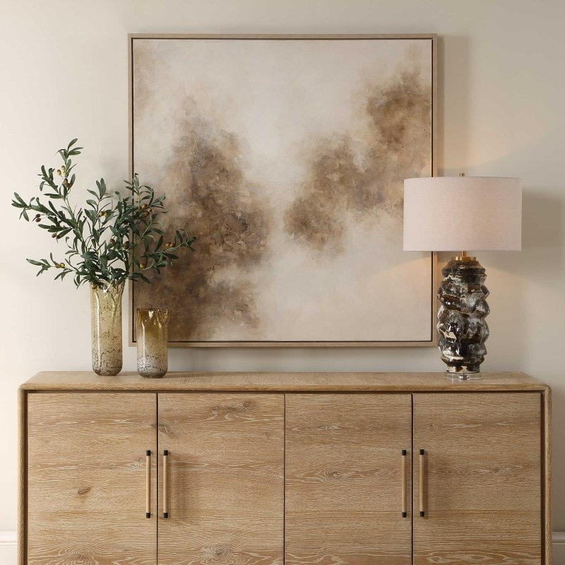 Up In Smoke Framed Modern Art - Framed Prints