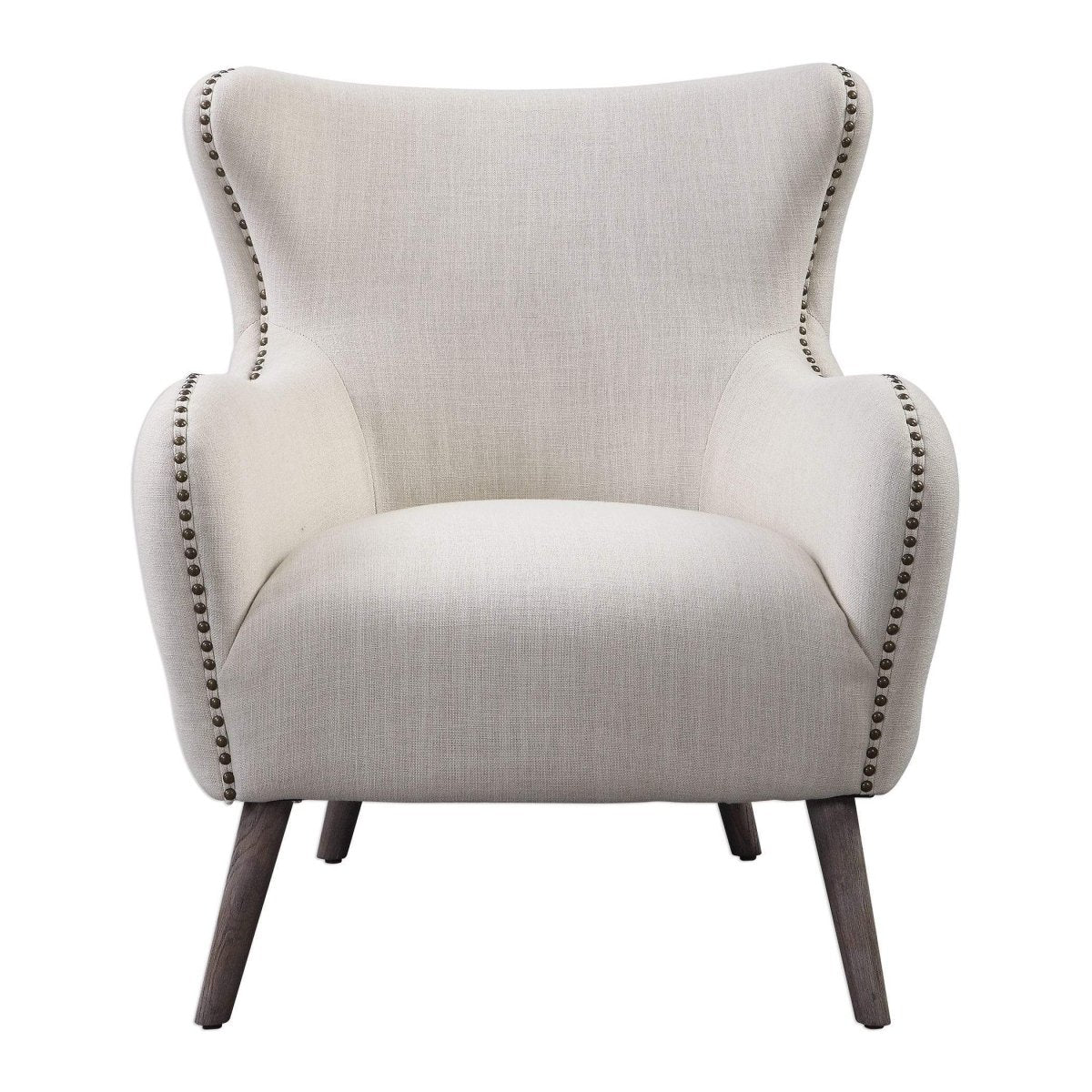 Donya Wingback Accent Chair - Uttermost - Wingback Chairs by Modest Hut