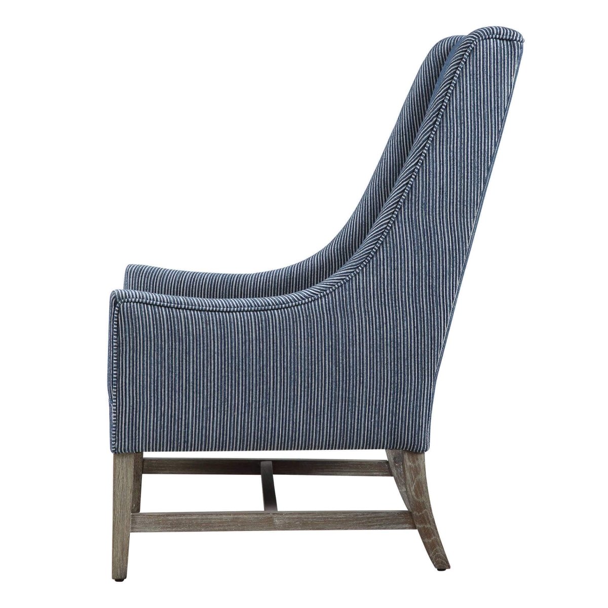 Galiot Coastal Wingback Chair - Uttermost - Wingback Chairs by Modest Hut