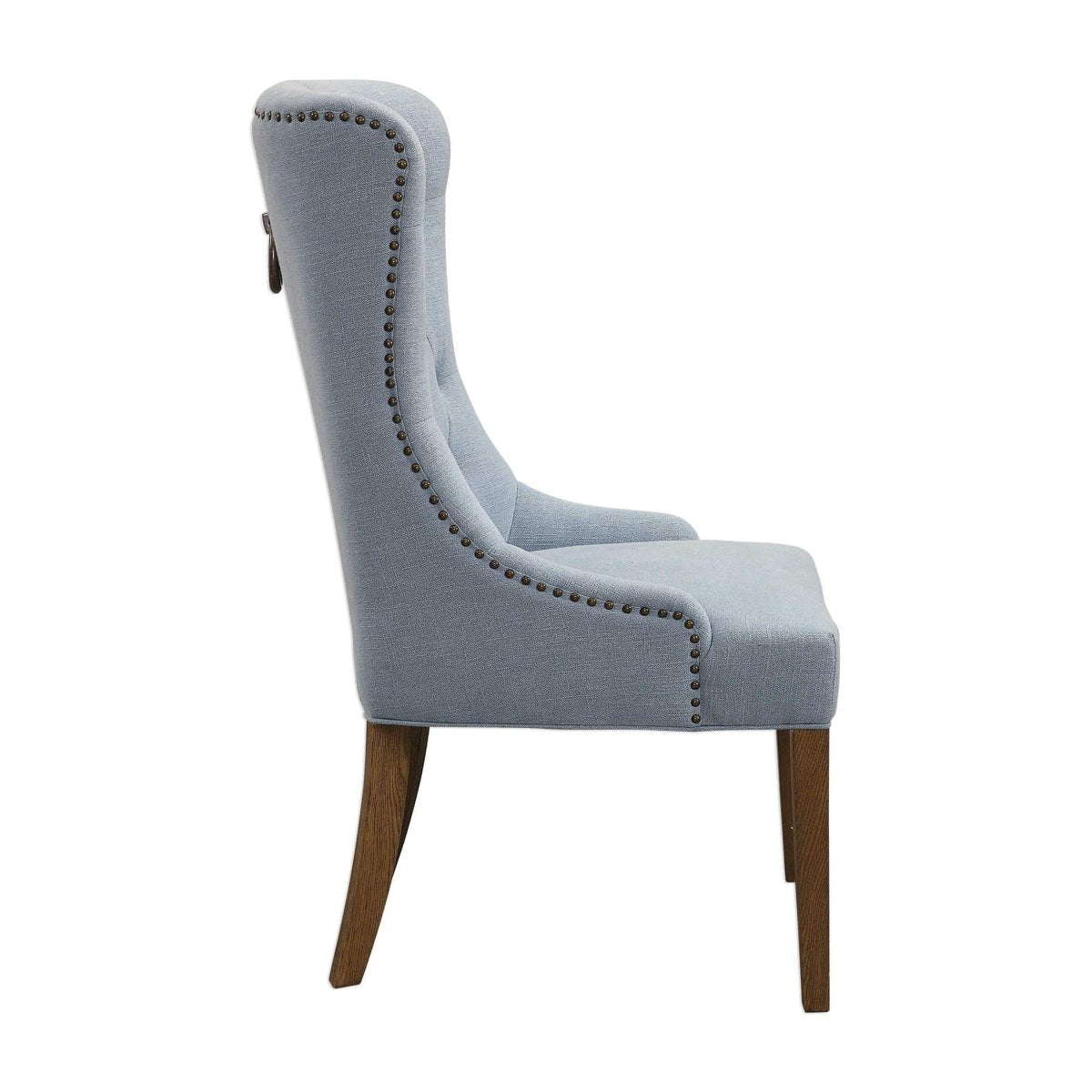 Rioni Tufted Wing Chair - Uttermost - Wingback Chairs by Modest Hut