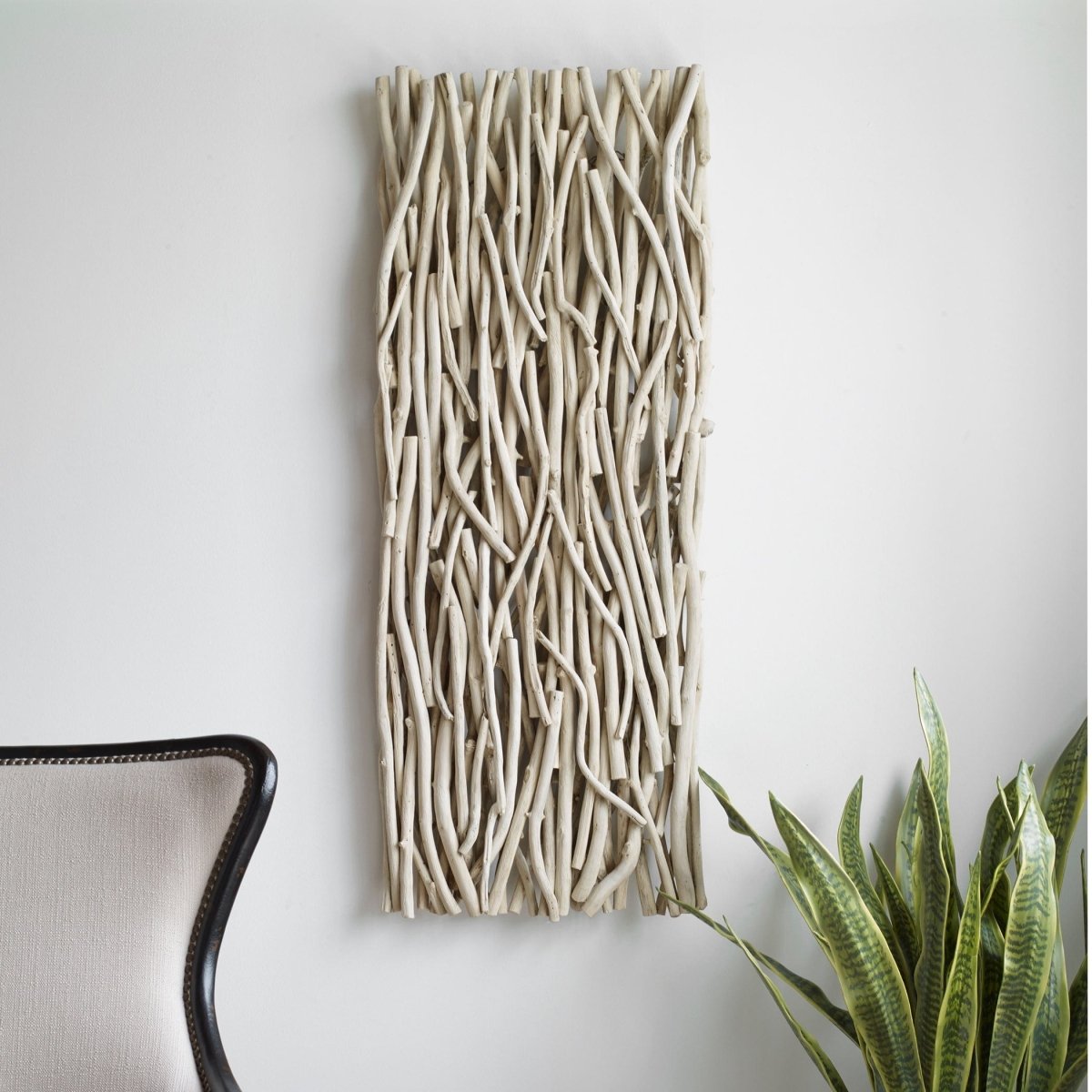 Gathered Teak Bleached Wood Wall Decor - Uttermost - Wood Wall Decor by Modest Hut