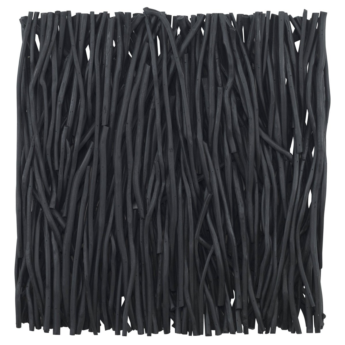 Gathered Teak Square Black Wood Wall Decor - Uttermost - Wood Wall Decor by Modest Hut