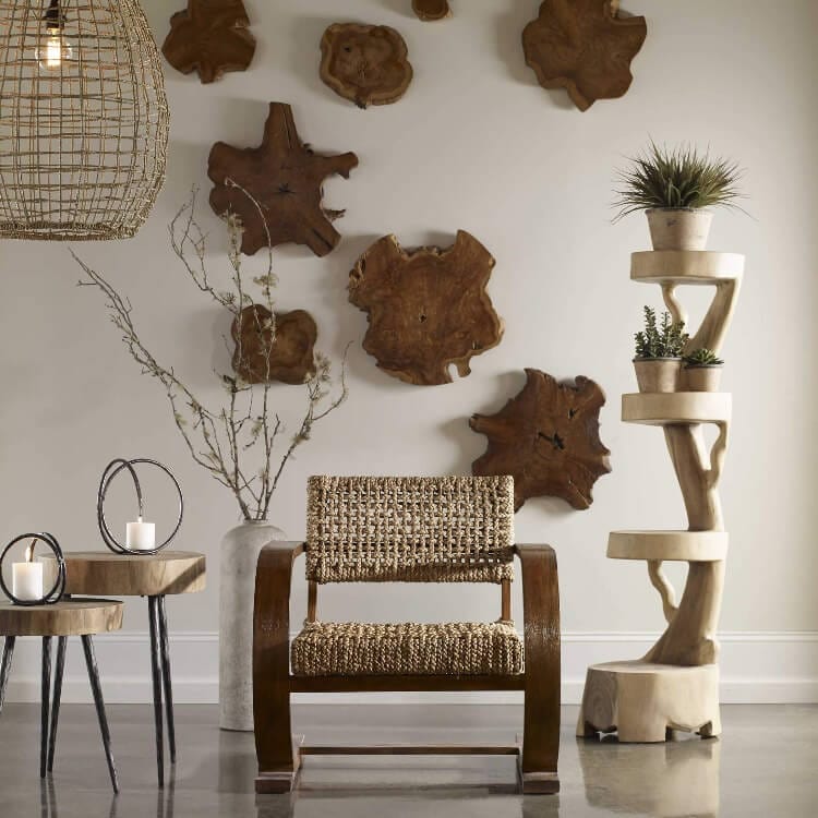 Kalane Wood Wall Decor, (S/3) - Uttermost - Wood Wall Decor by Modest Hut