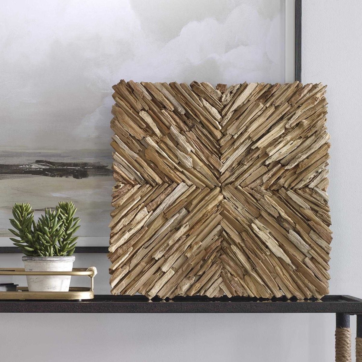 Outland Drift Wood Wall Decor - Uttermost - Wood Wall Decor by Modest Hut