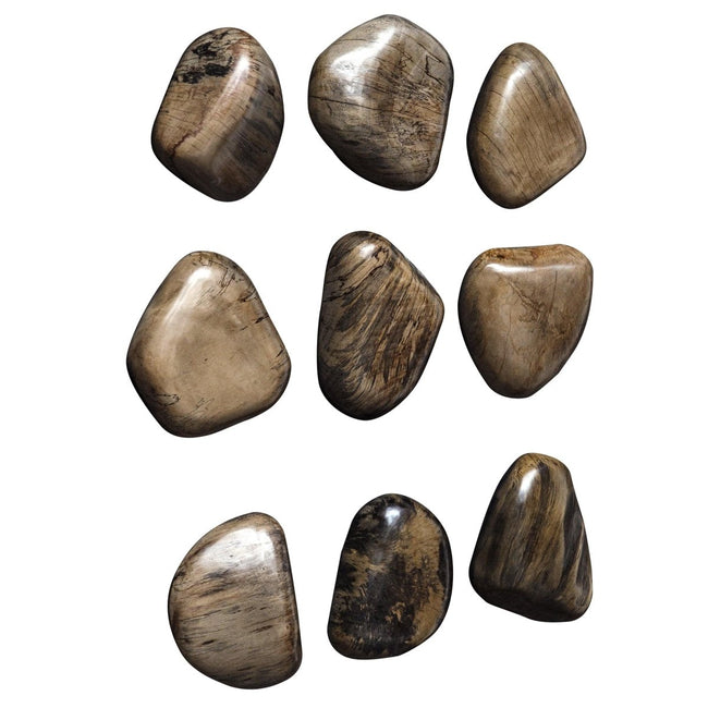 Pebbles Walnut Wood Wall Decor, S/9 - Uttermost - Wood Wall Decor by Modest Hut