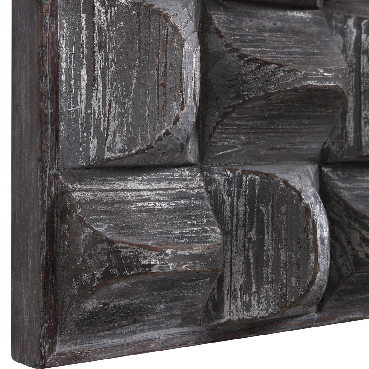 Pickford Wood Blocks Wall Decor - Uttermost - Wood Wall Decor by Modest Hut