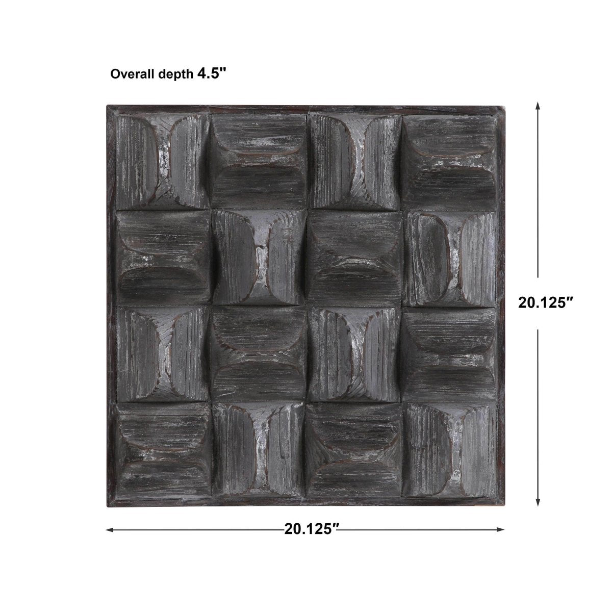 Pickford Wood Blocks Wall Decor - Uttermost - Wood Wall Decor by Modest Hut