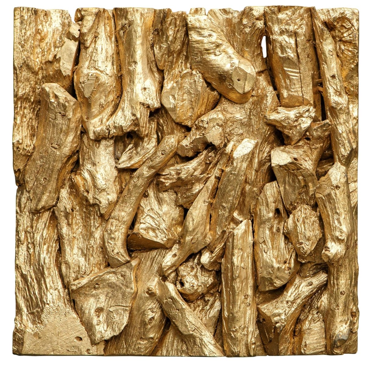Rio Gold Wood Wall DâÂ©cor - Uttermost - Wood Wall Decor by Modest Hut
