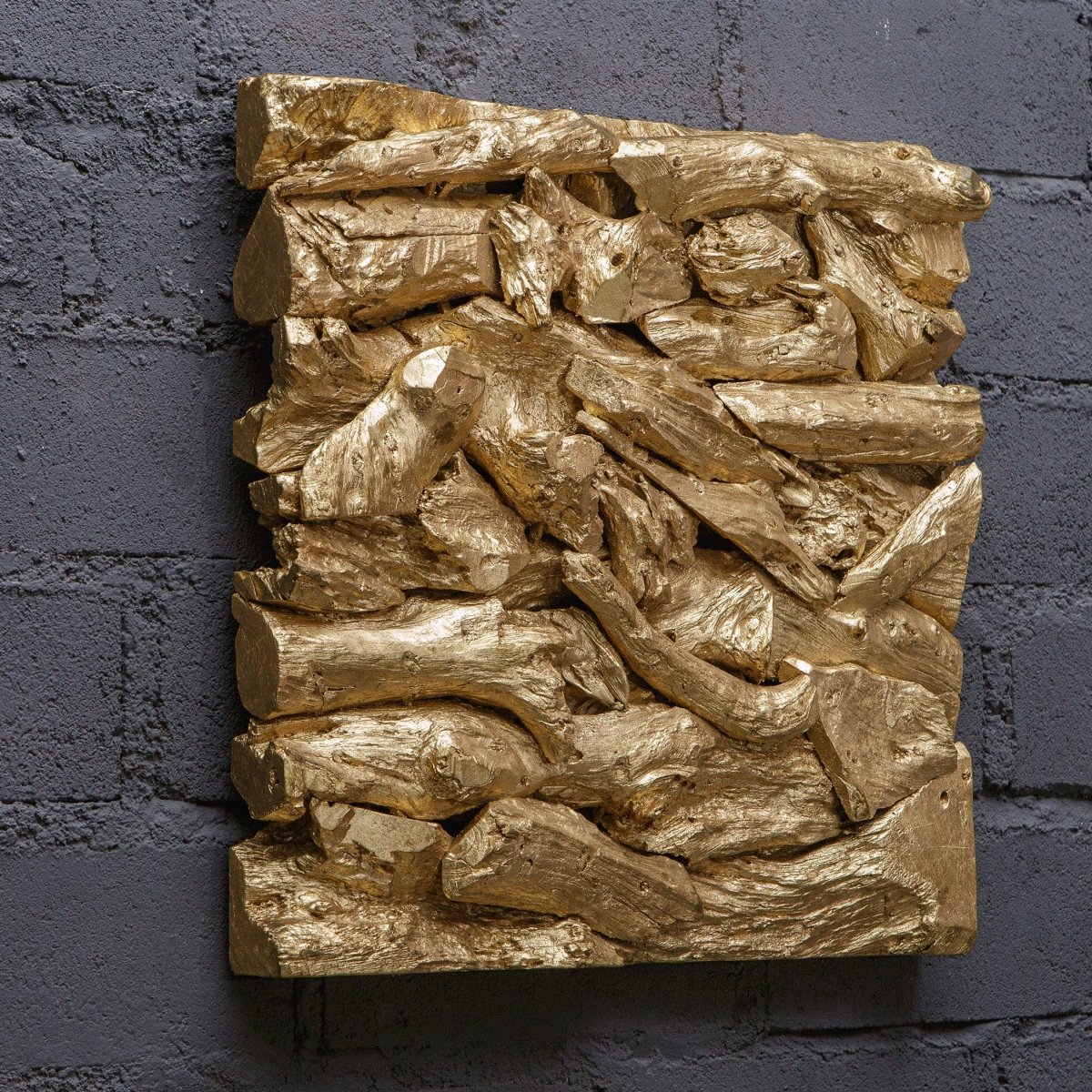 Rio Gold Wood Wall DâÂ©cor - Uttermost - Wood Wall Decor by Modest Hut