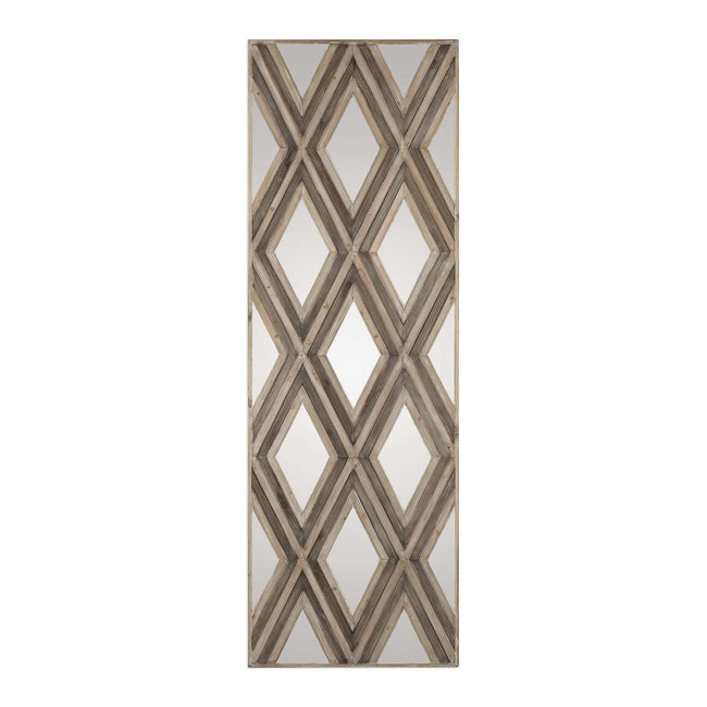 Tahira Geometric Argyle Wall Decor - Uttermost - Wood Wall Decor by Modest Hut