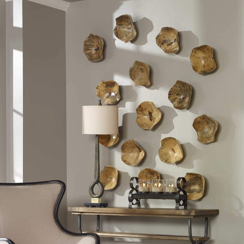 Tamarind Wood Wall Decor (S/3) - Uttermost - Wood Wall Decor by Modest Hut