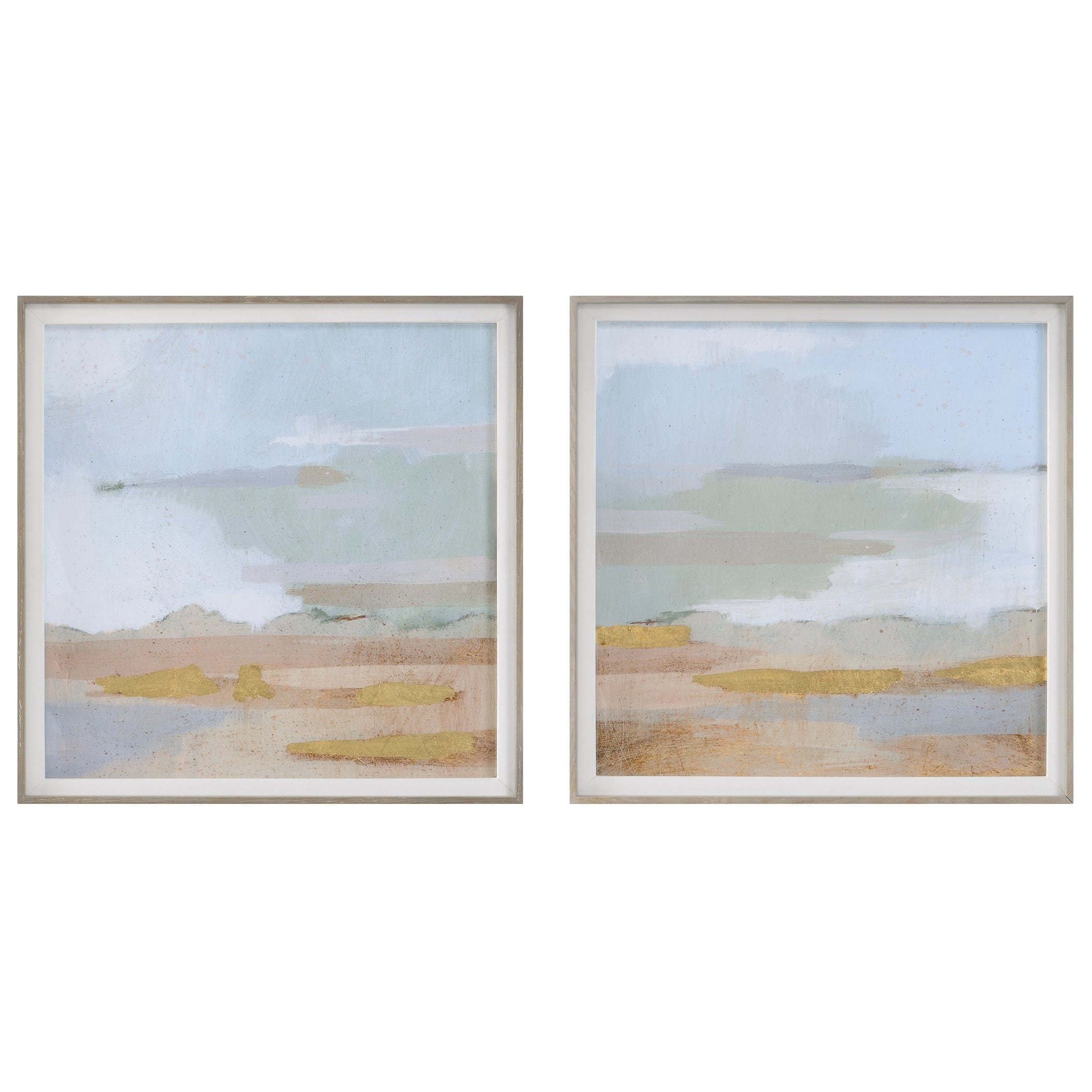 Abstract Coastline Framed Prints, S/2 Uttermost