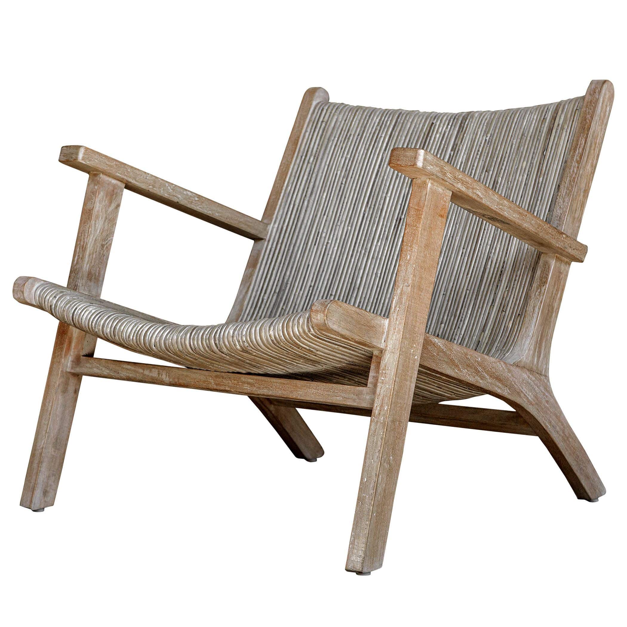 Aegea Accent Chair (Woven Rattan) Uttermost