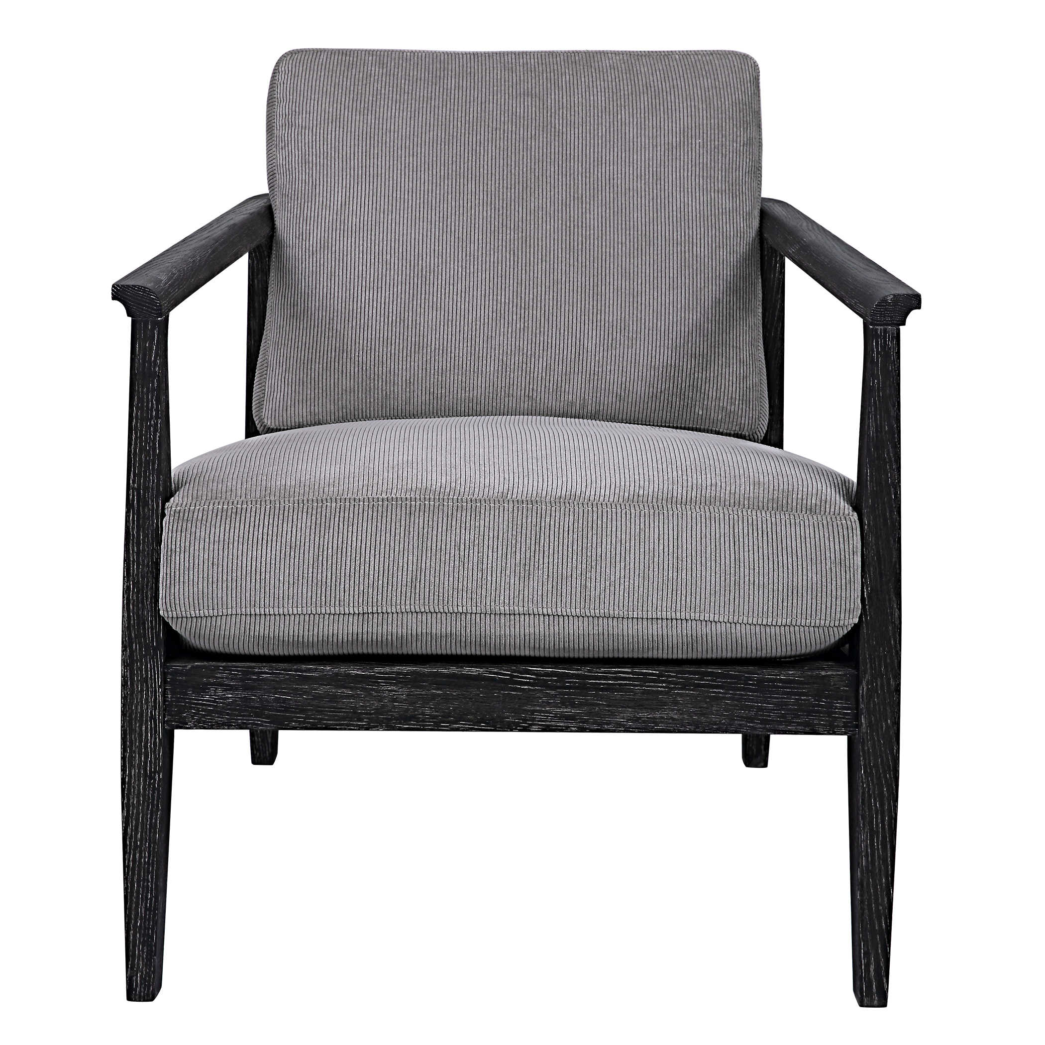 Gray Brunei Modern Accent Chair Uttermost