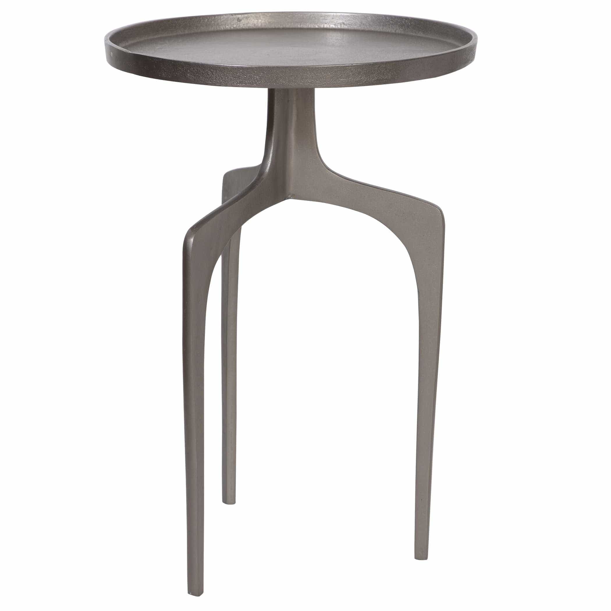 Nickle Textured Accent Table Uttermost