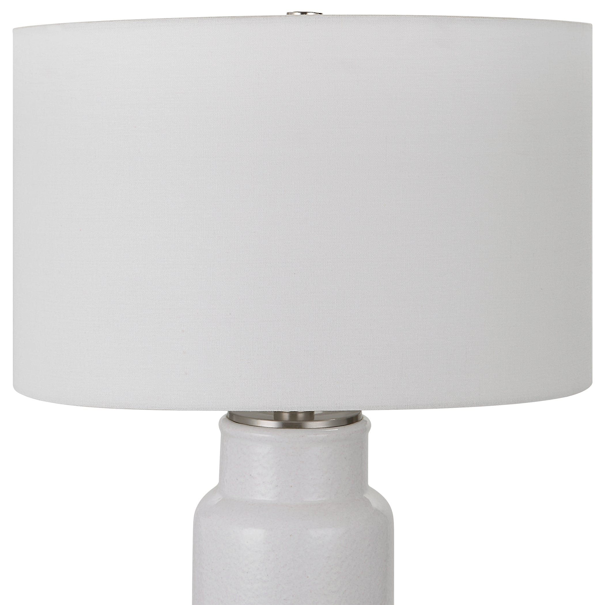 Albany White Farmhouse Table Lamp Uttermost