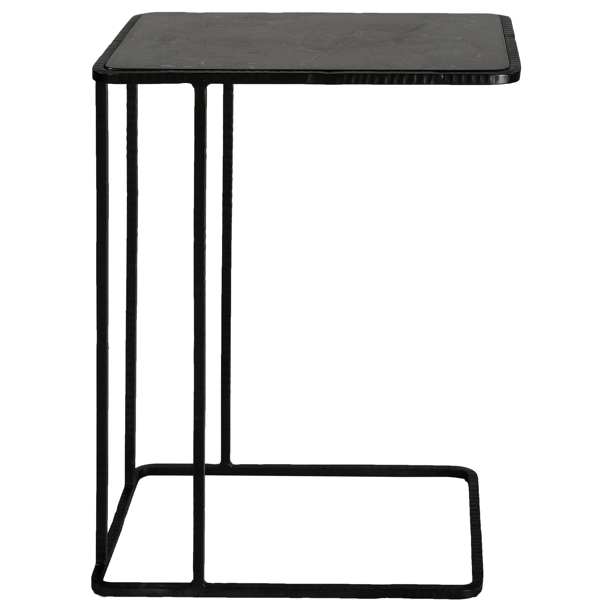 Cavern Stone & Iron Accent Table Uttermost