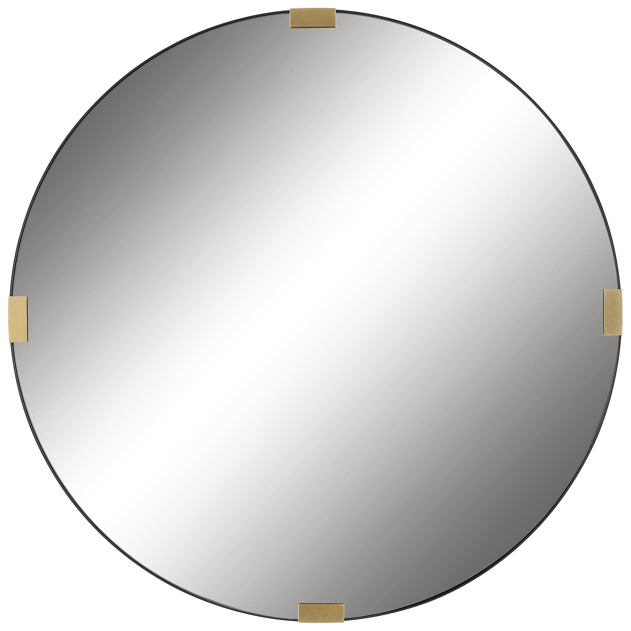 Clip Modern Round Mirror Uttermost
