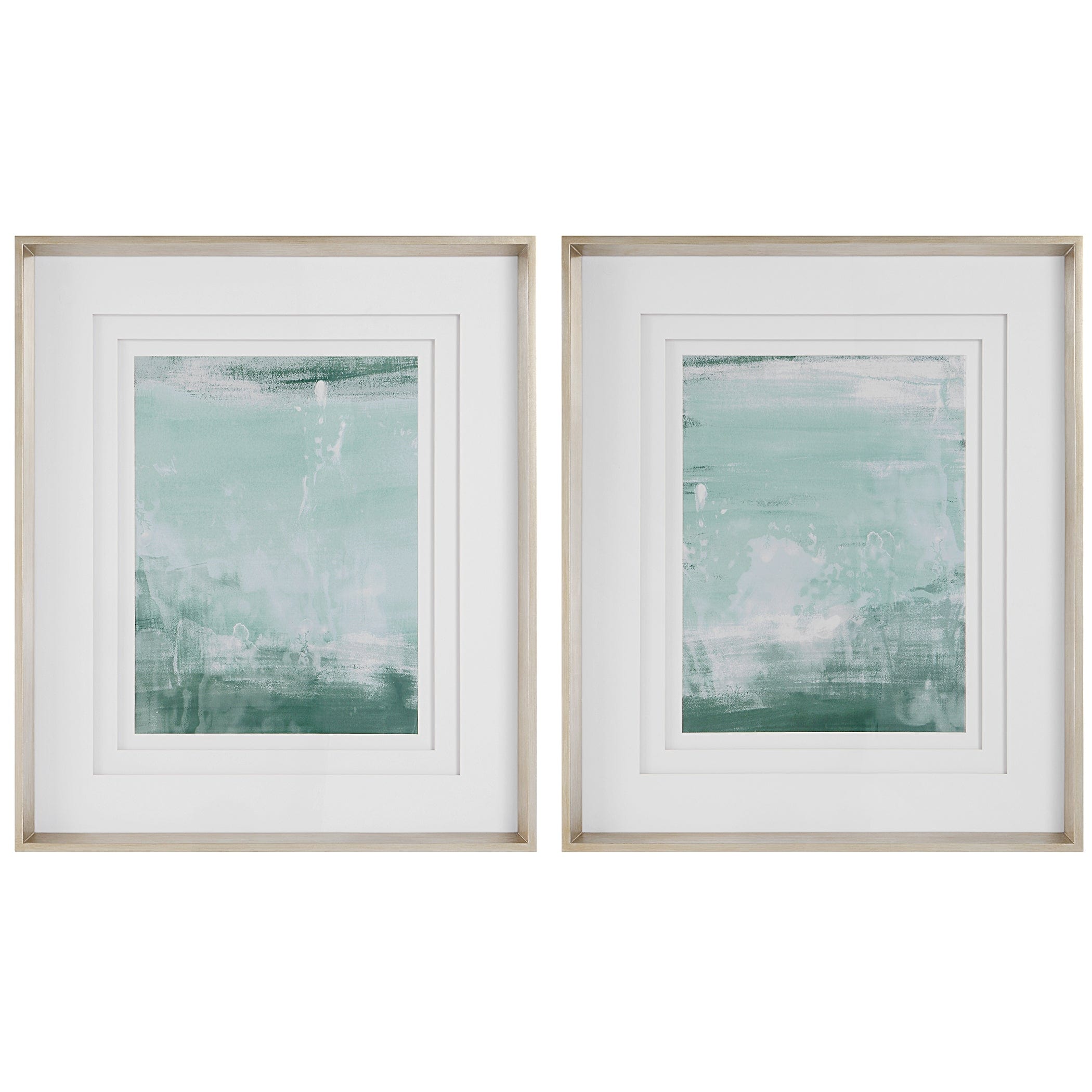 Coastal Patina Modern Framed Prints, S/2 Uttermost