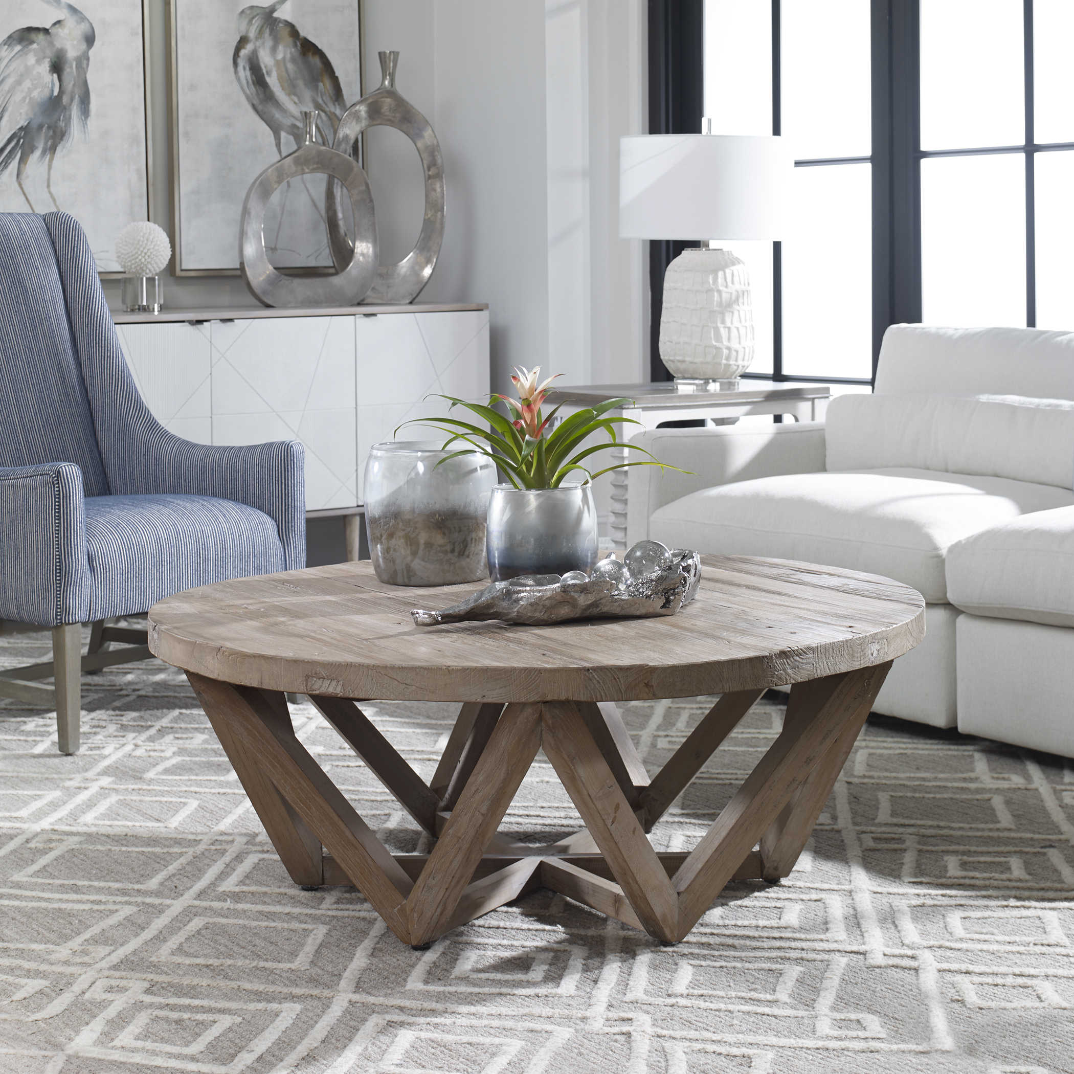 Kendry Solid Wood Coffee Table Uttermost