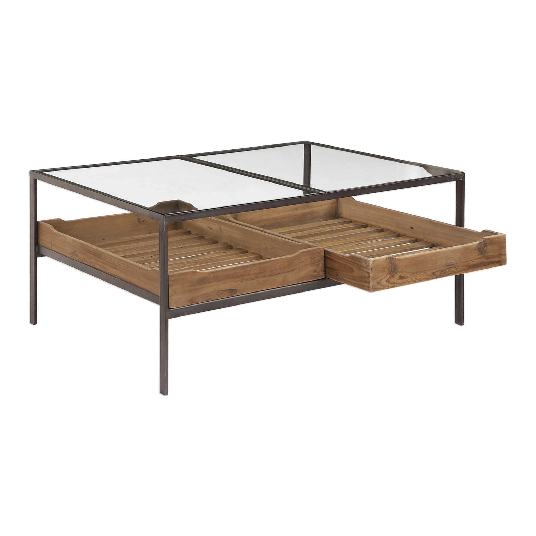 Silas Wood Coffee Table Uttermost