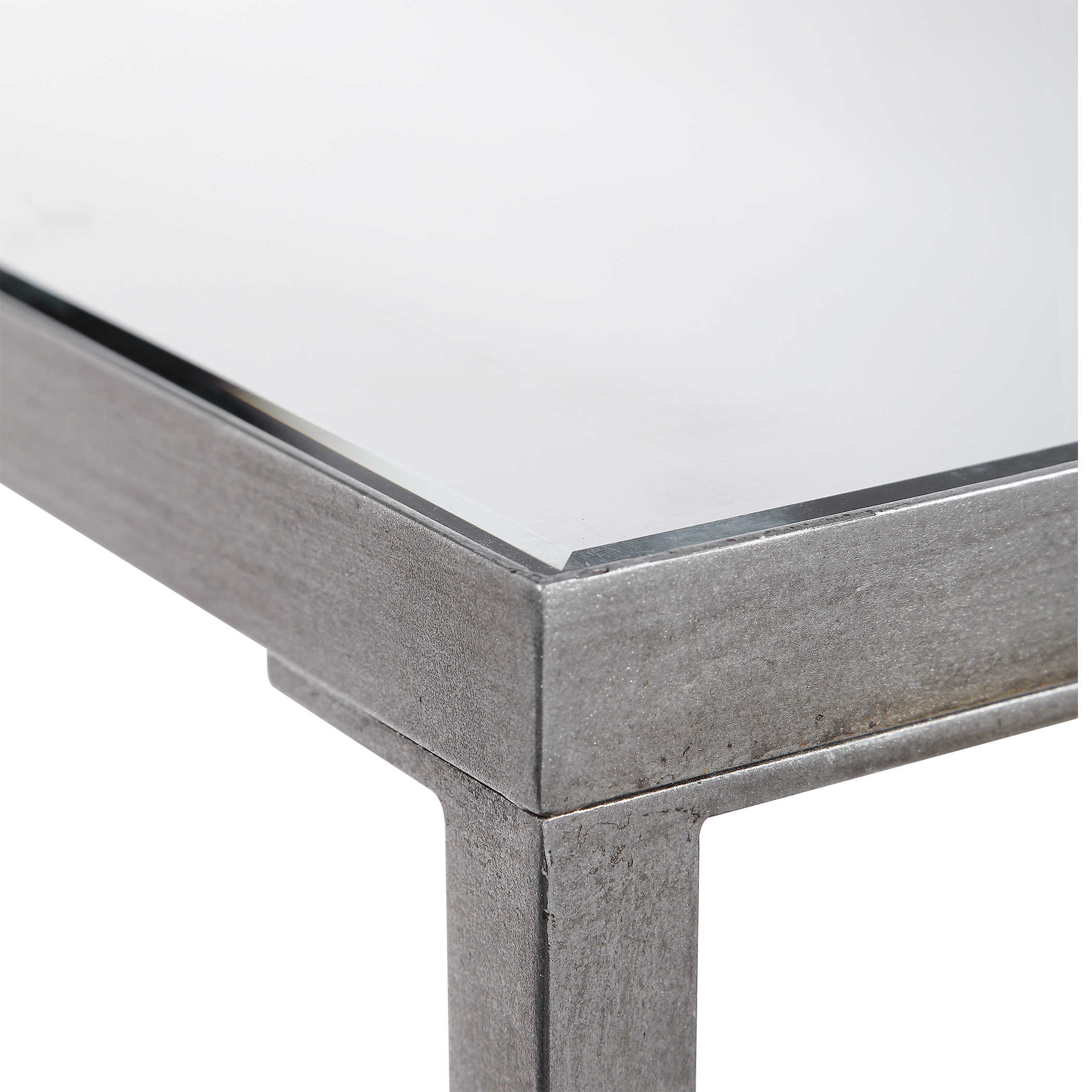 Haley Silver Console Table Uttermost