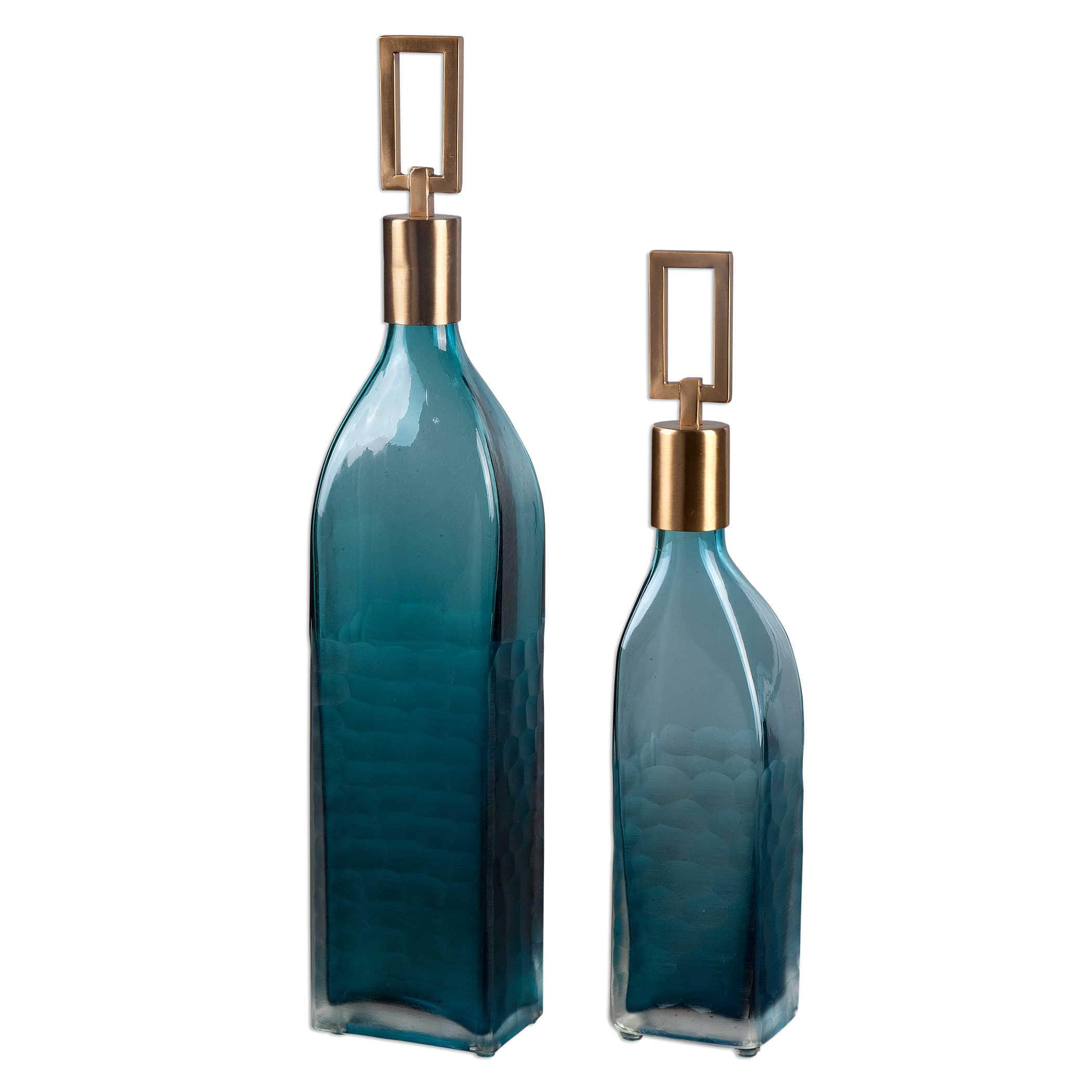 Annabella Decorative Glass Bottles Uttermost