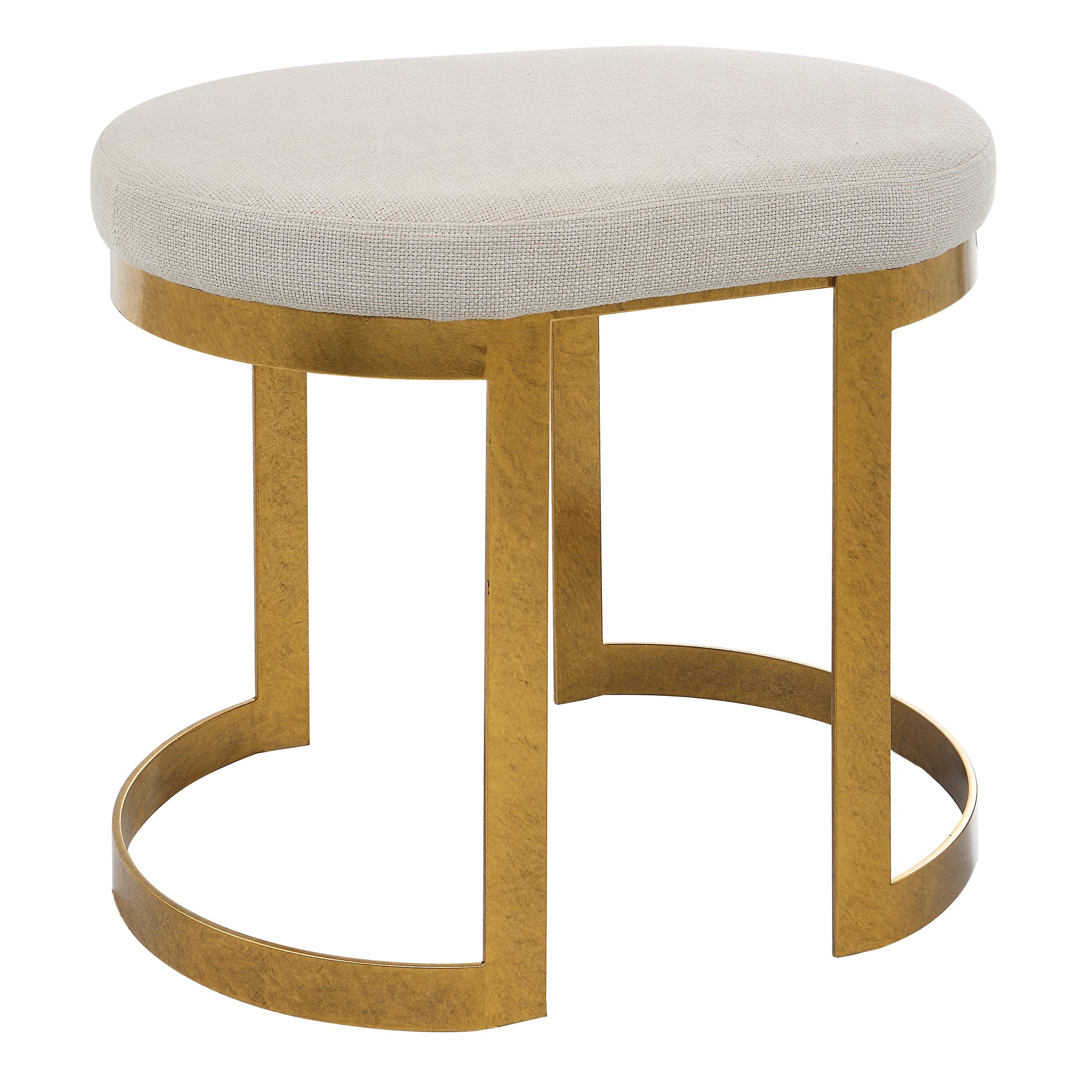 Infinity Gold Accent Stool Uttermost
