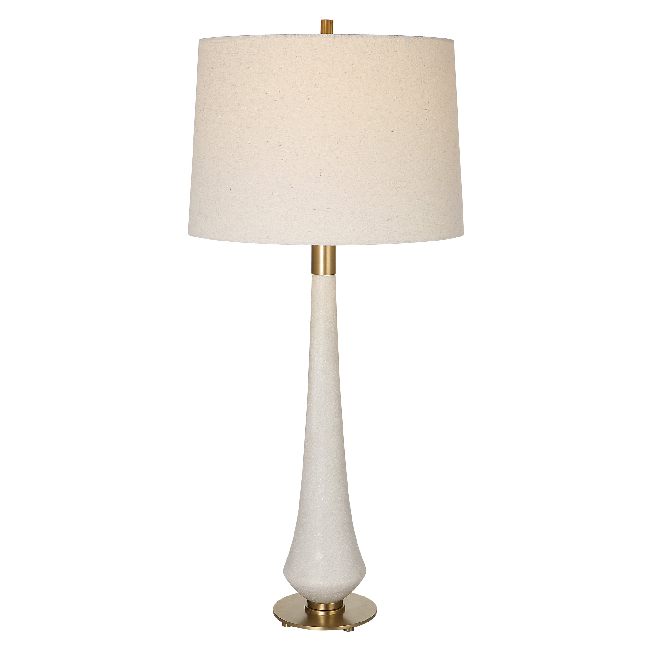 Marille Ivory Stone Table Lamp Uttermost