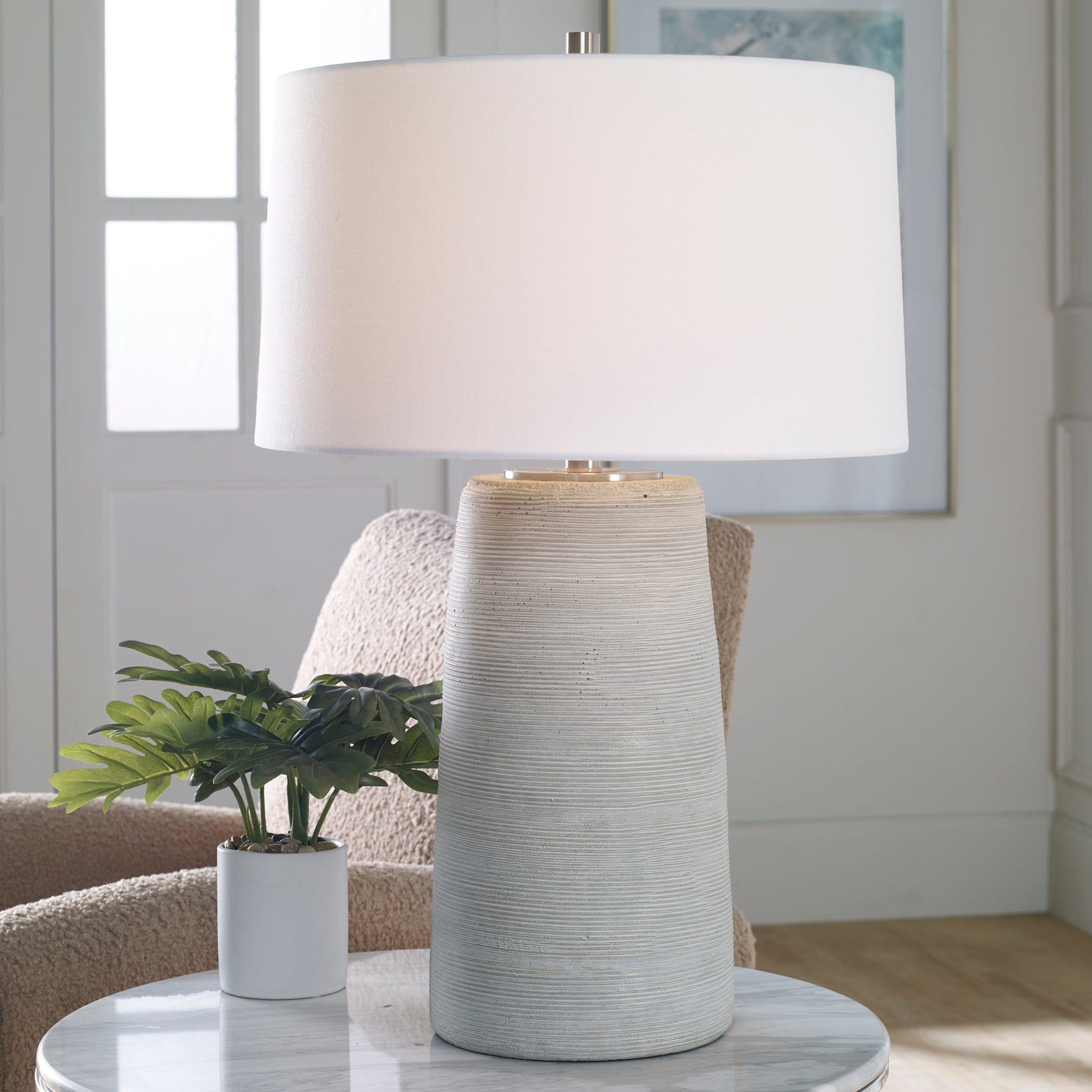 Mountainscape Ceramic Table Lamp Uttermost