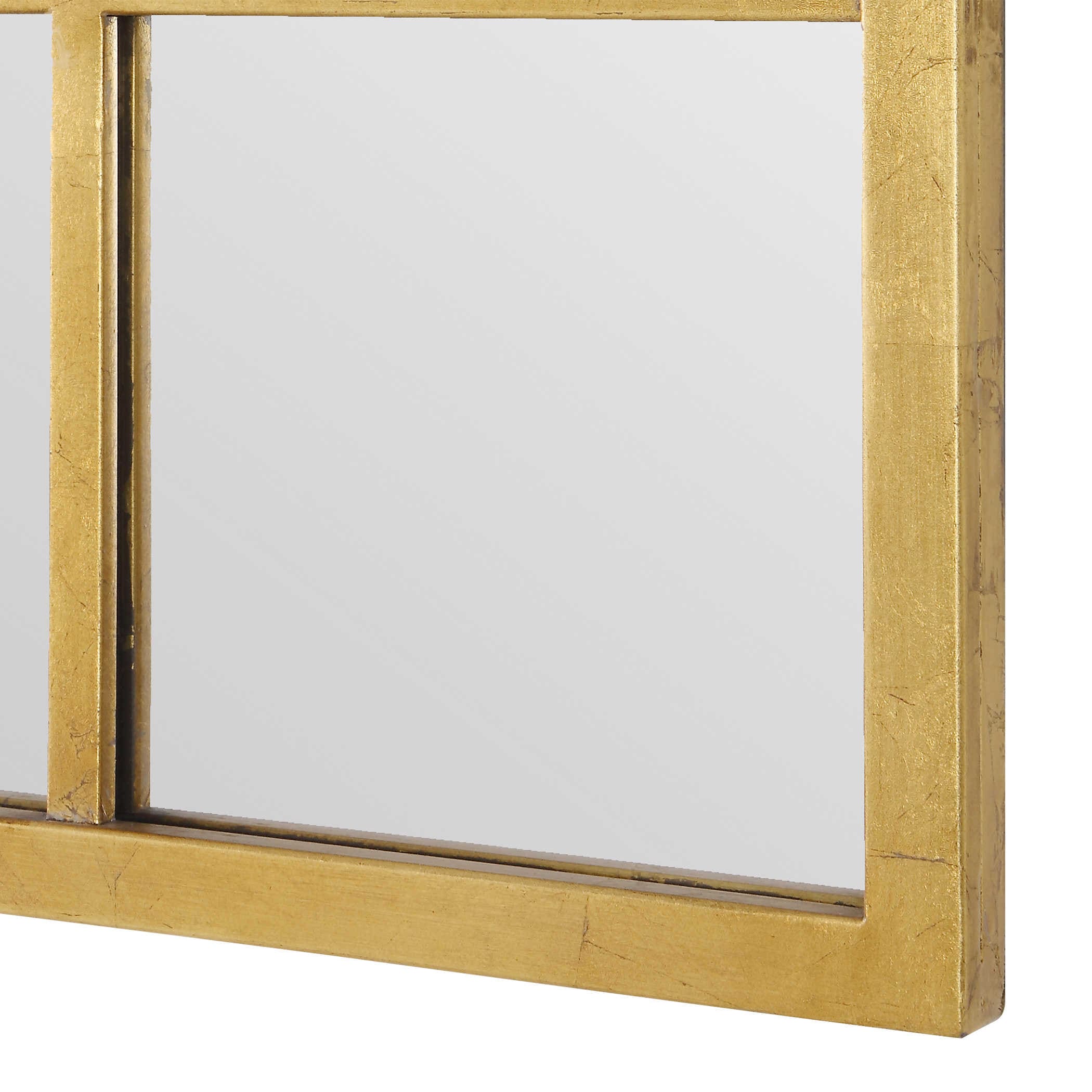 Arched Windowpane Frame Mirror Uttermost