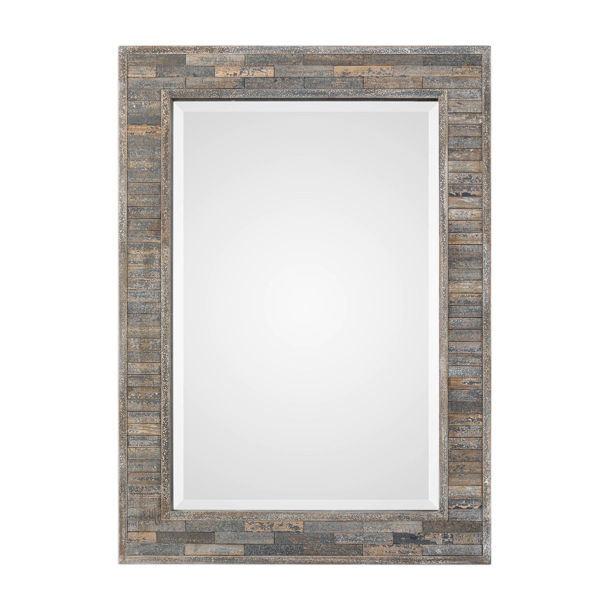Charcoal Blue Mirror Uttermost