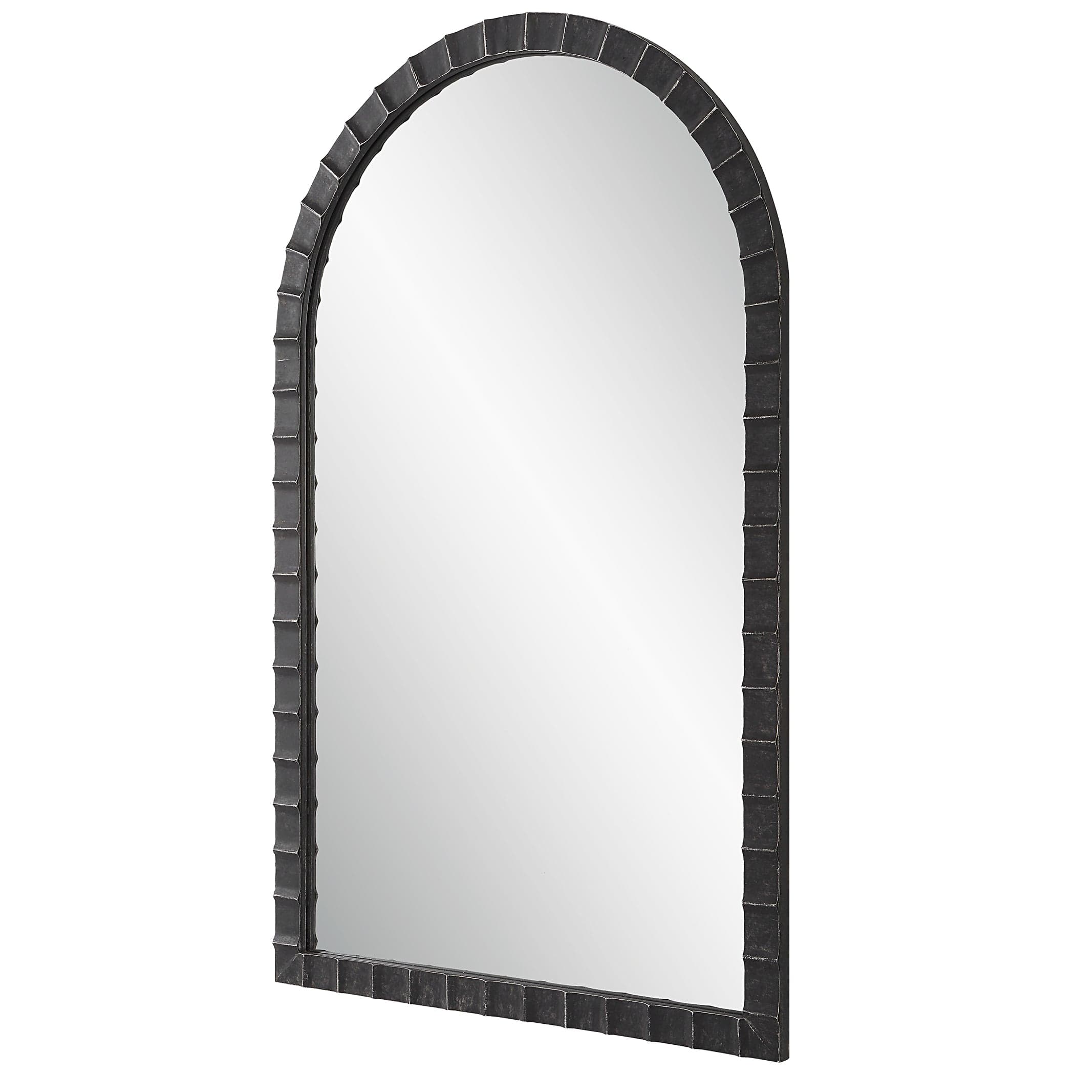Dandridge Black Arch Mirror Uttermost
