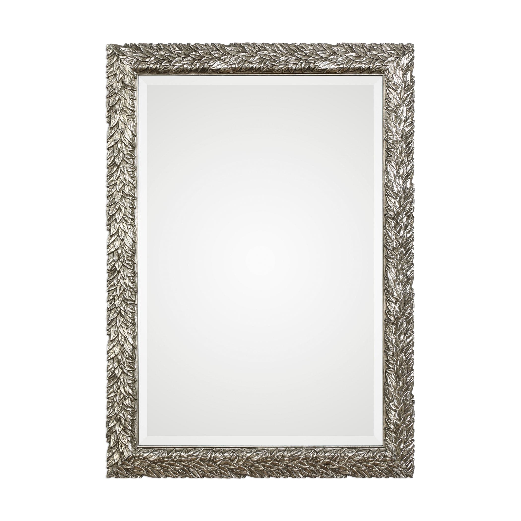 Evelina Silver Leaves Mirror Uttermost