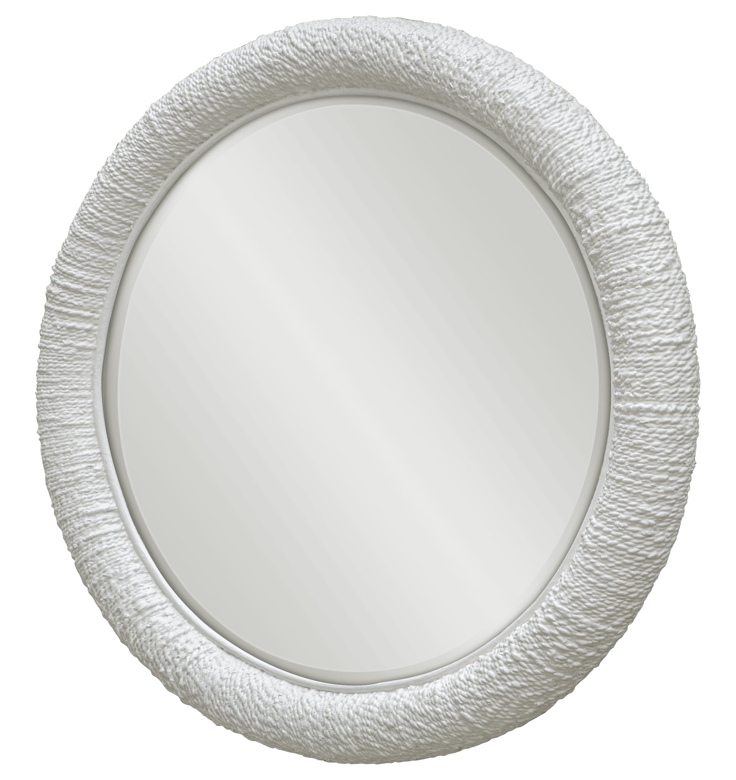 Mariner White Round Mirror Uttermost