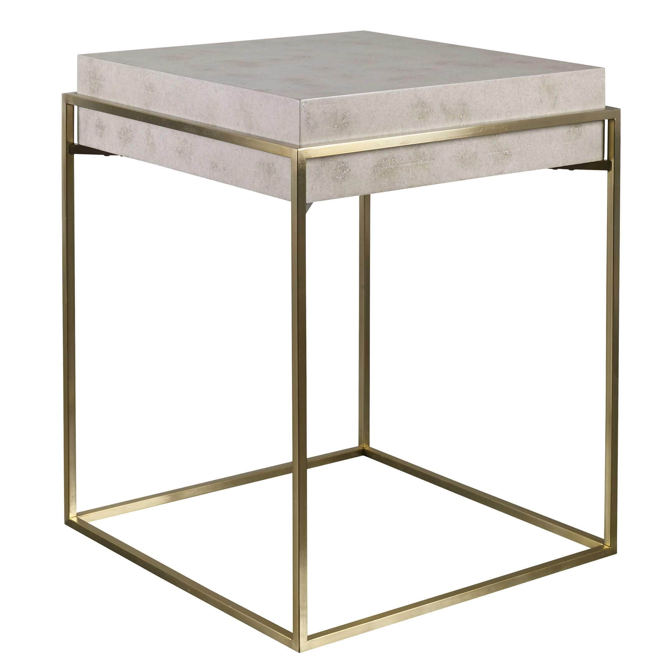 Inda Ivory Accent Table Uttermost