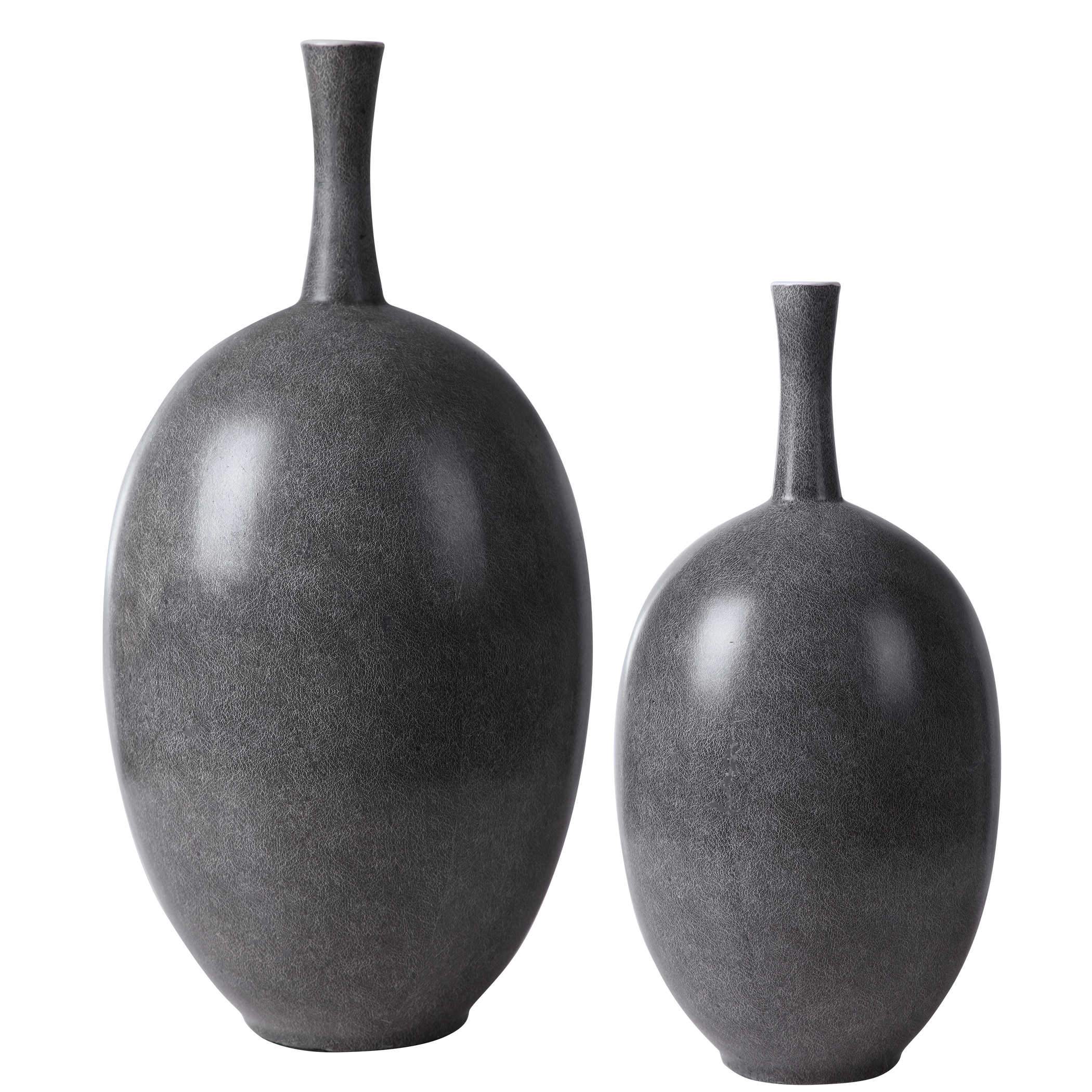 Contemporary Ceramic Riordan Vases Uttermost