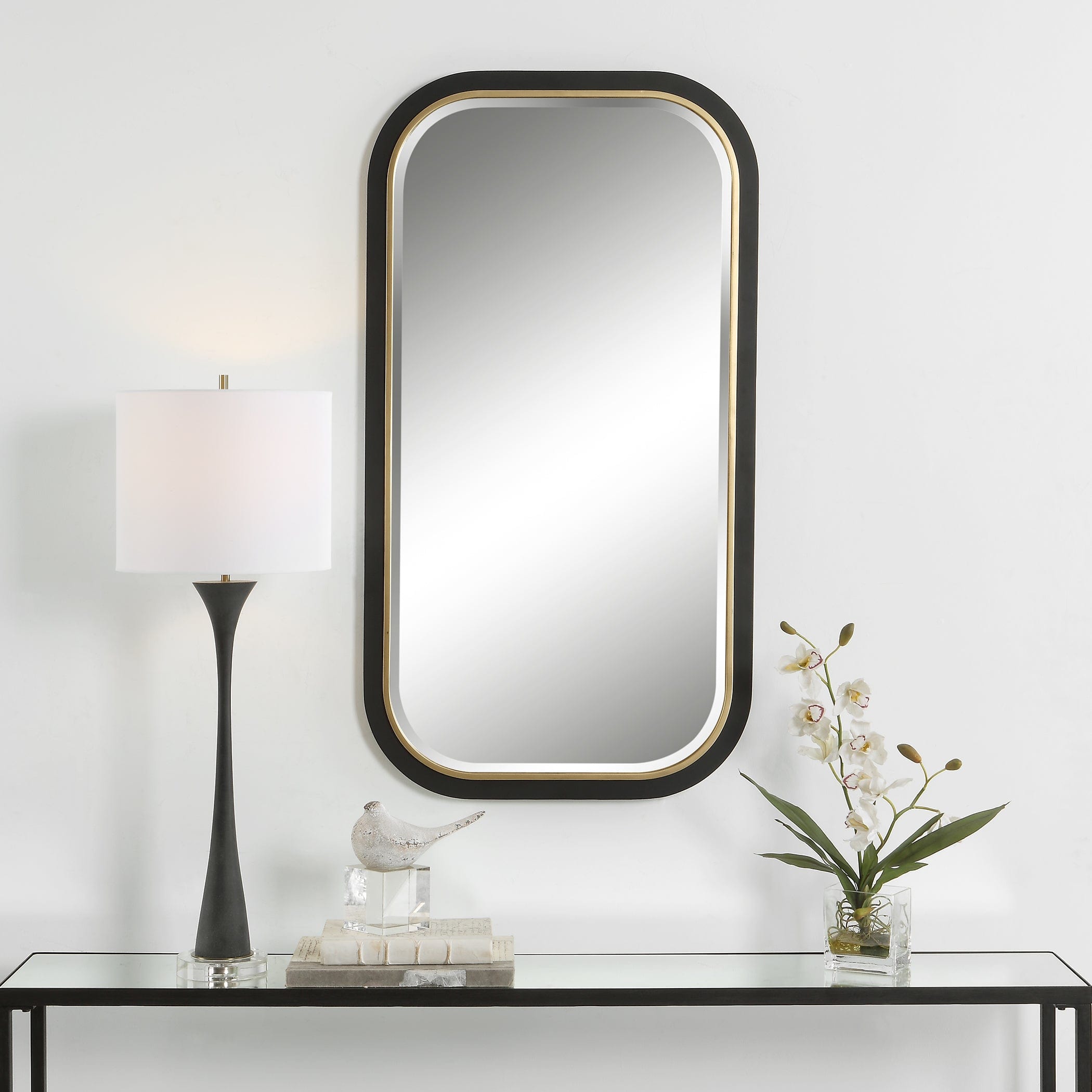 Nevaeh Curved Rectangle Mirror Uttermost