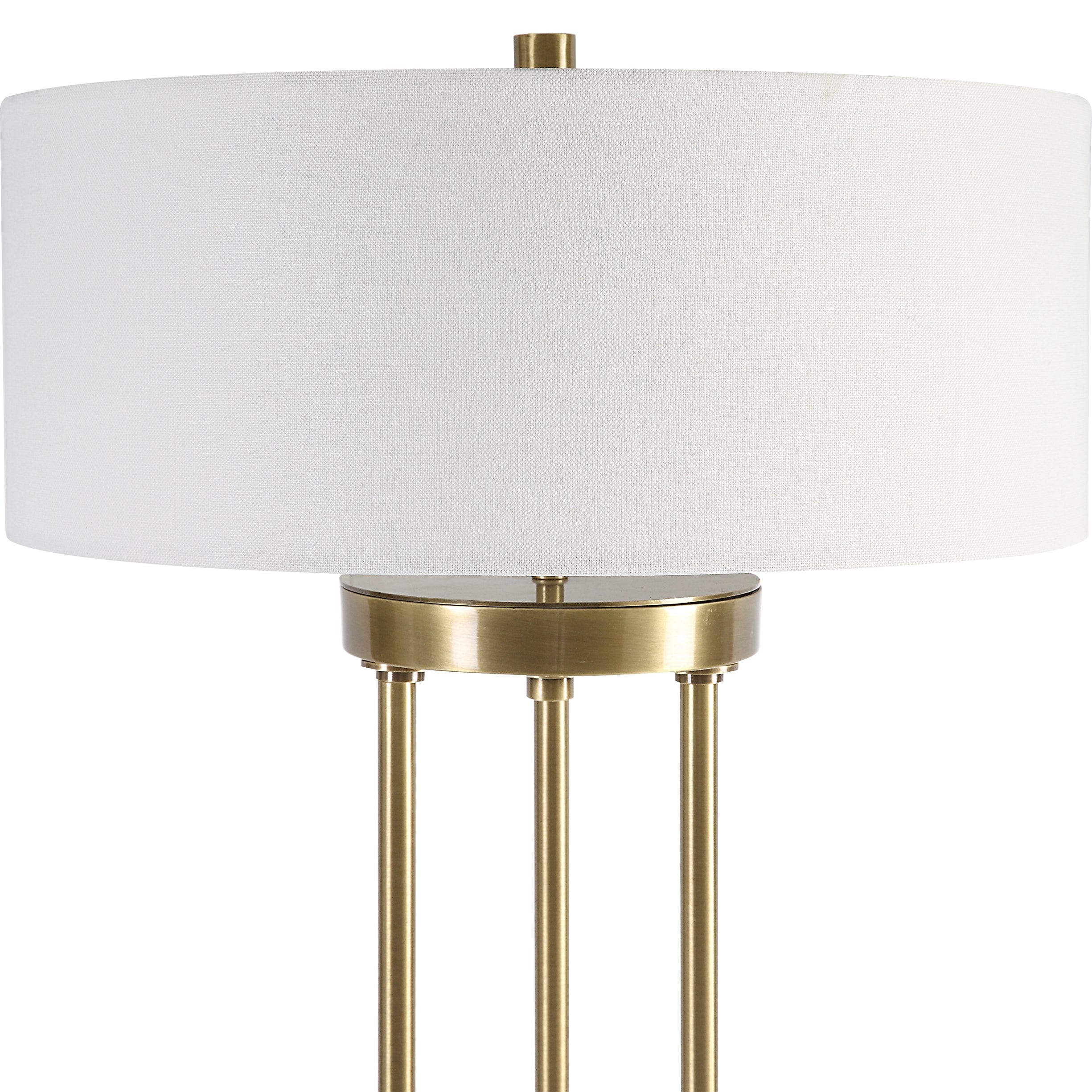 Pantheon Brass Rod Table Lamp Uttermost