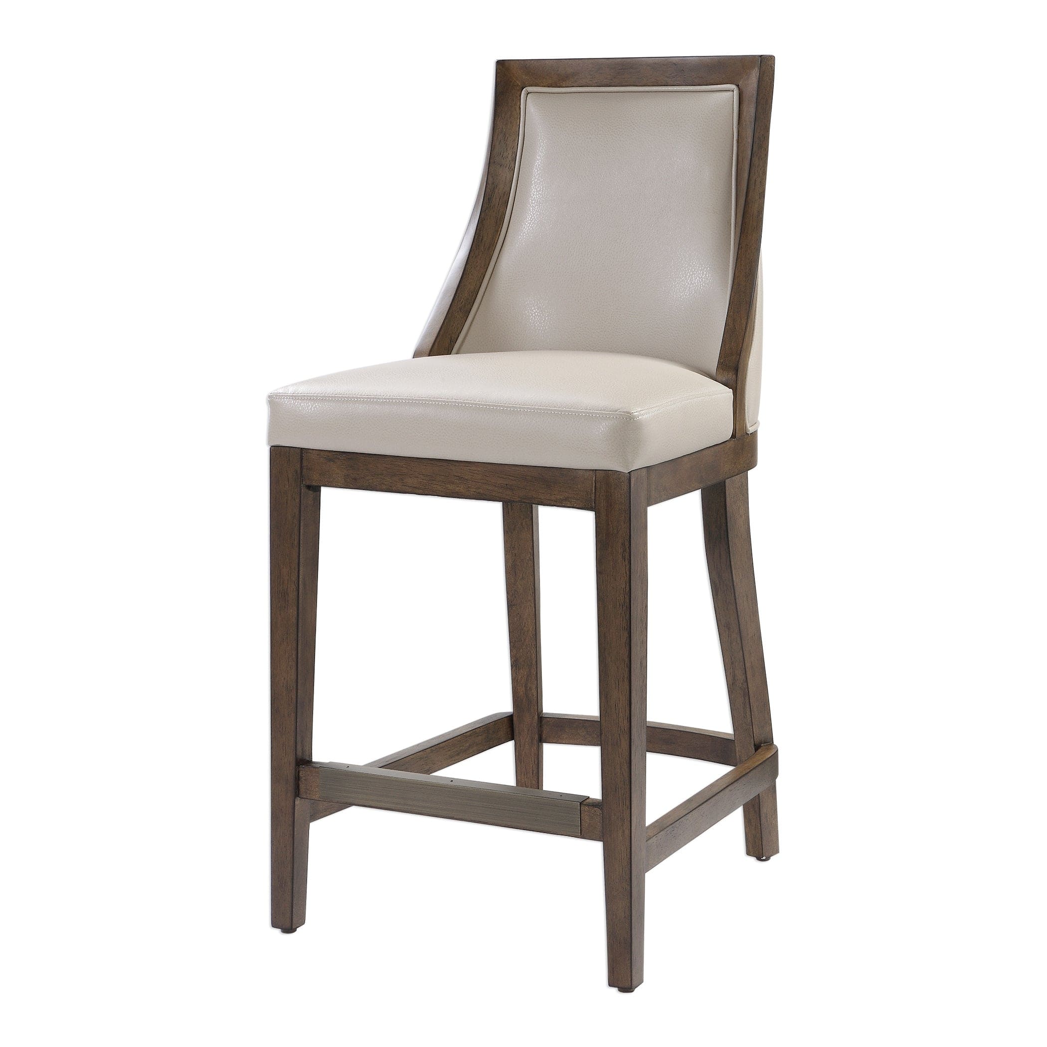 Purcell Leather Counter Stool Uttermost