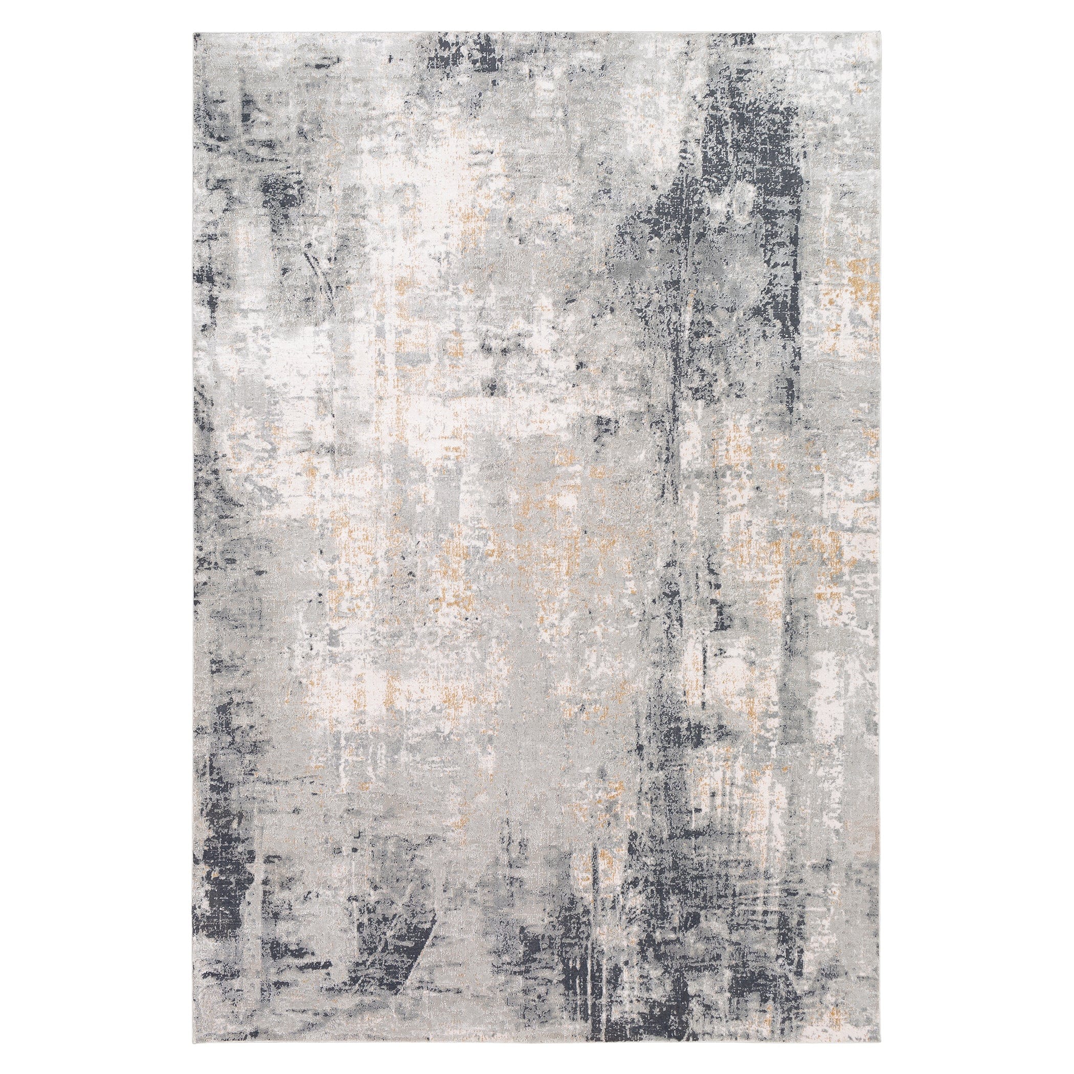 Paoli Gray Abstract Rug Uttermost