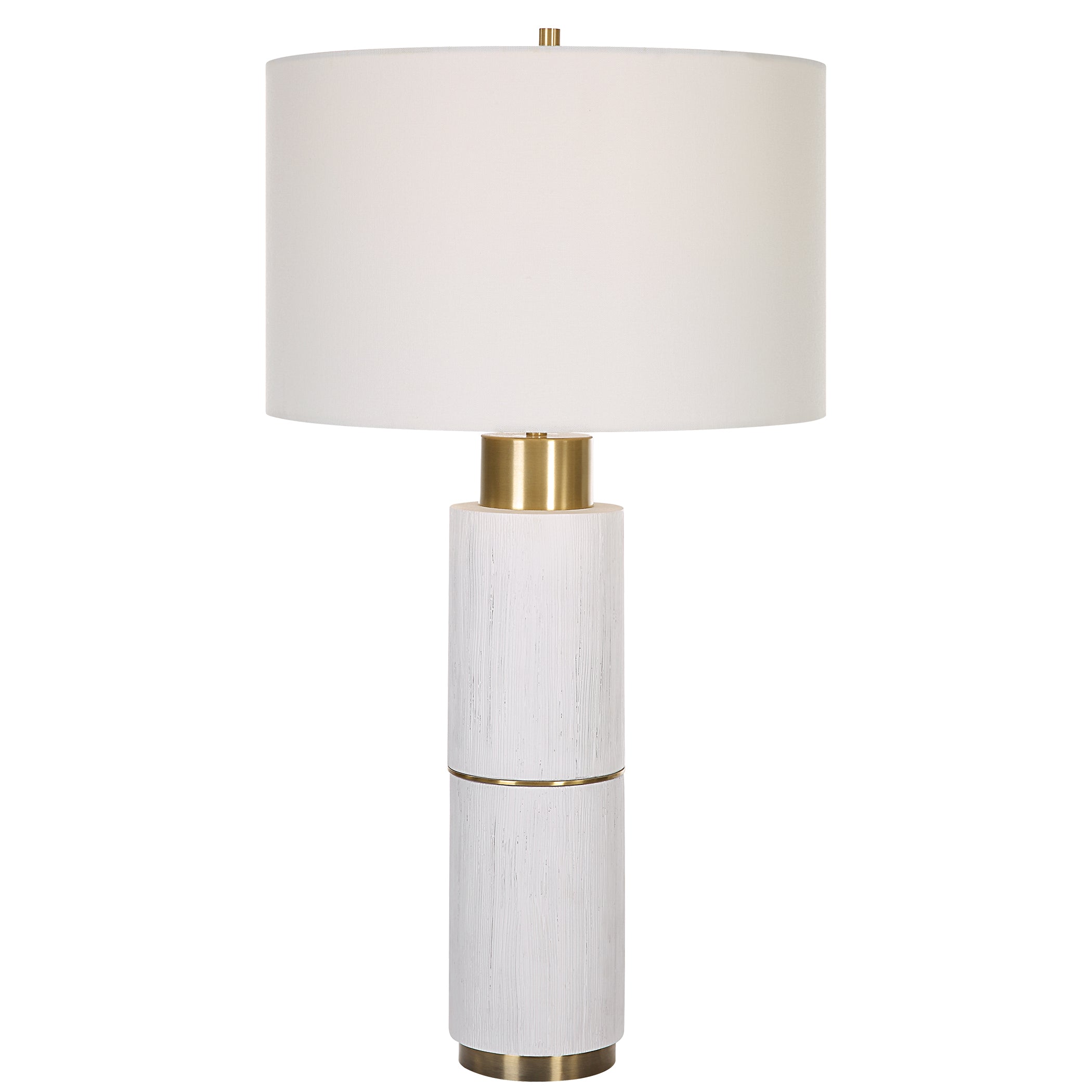 Ruse Whitewashed Table Lamp Uttermost