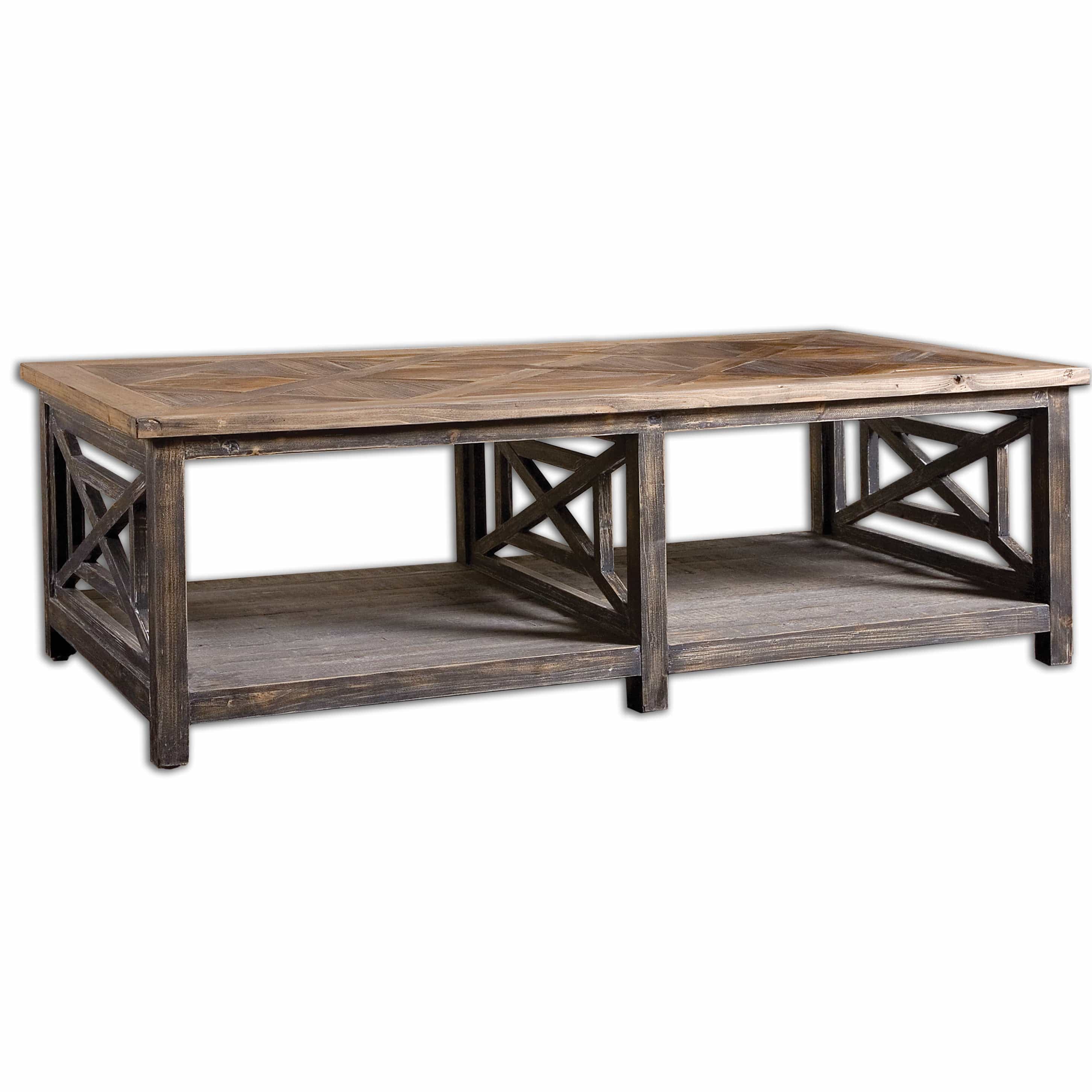 Spiro Reclaimed Wood Cocktail Table Uttermost