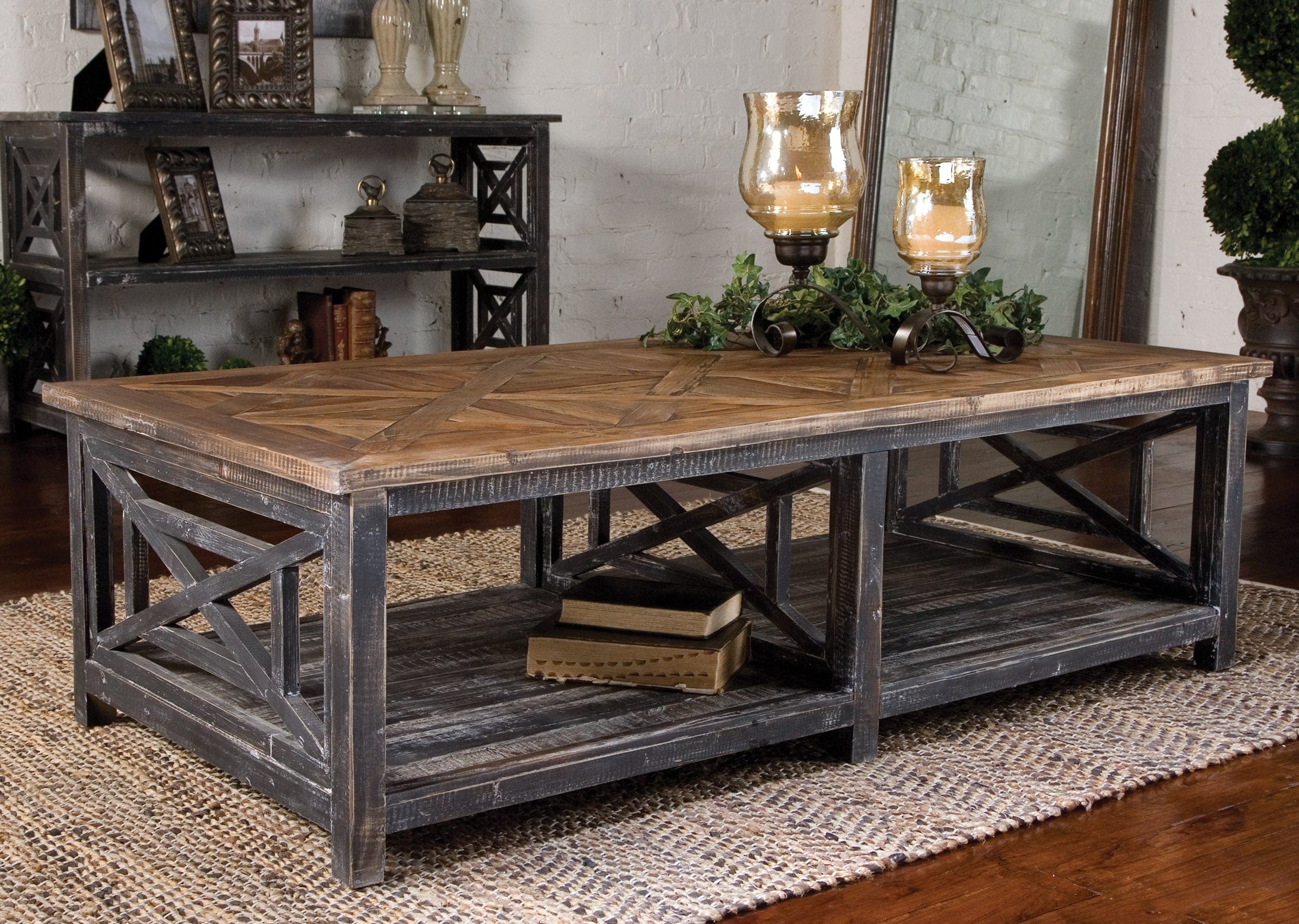 Spiro Reclaimed Wood Cocktail Table Uttermost